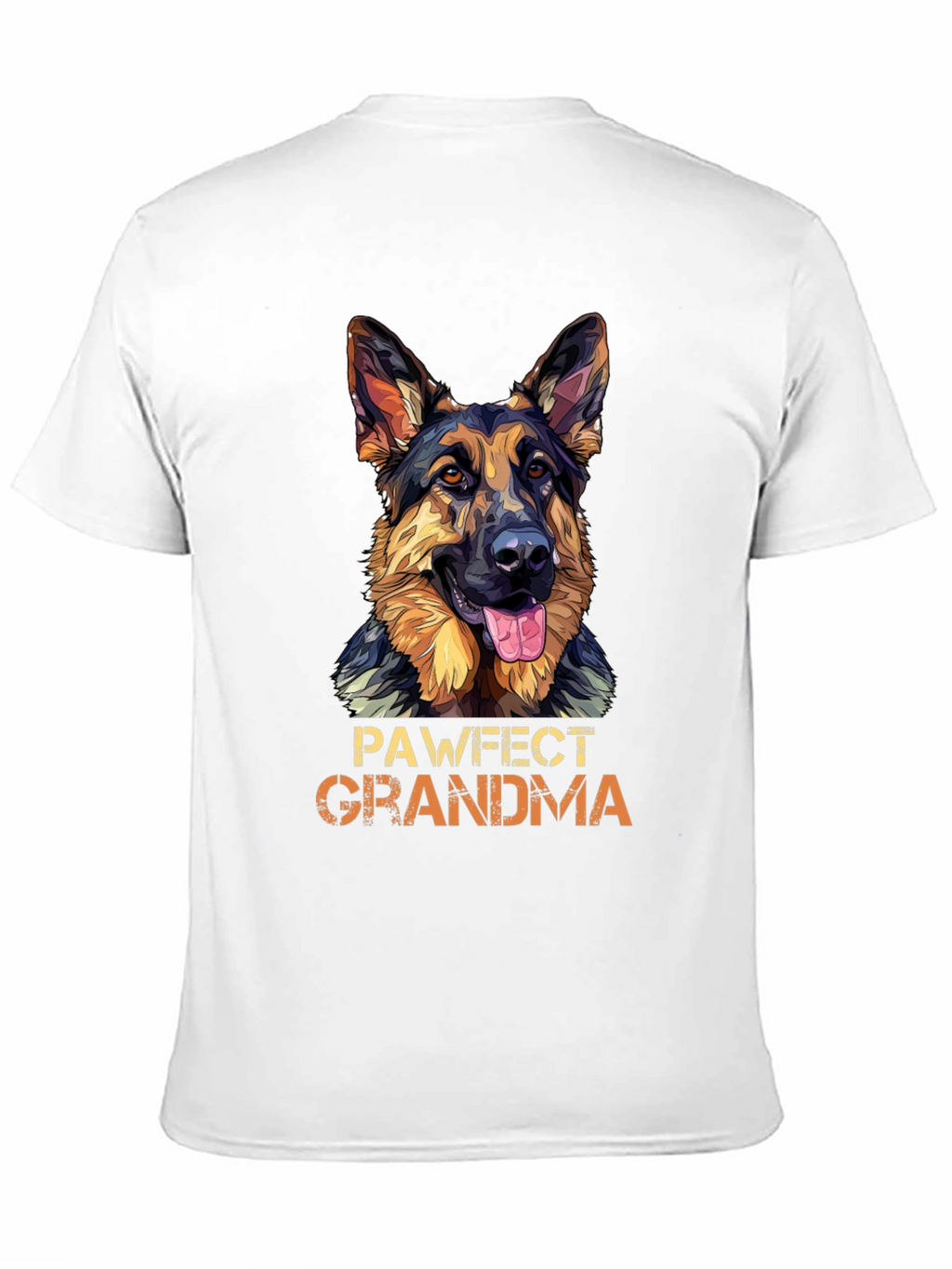 Pawfect Grandma German Shepherd Dog Graphic T-Shirt