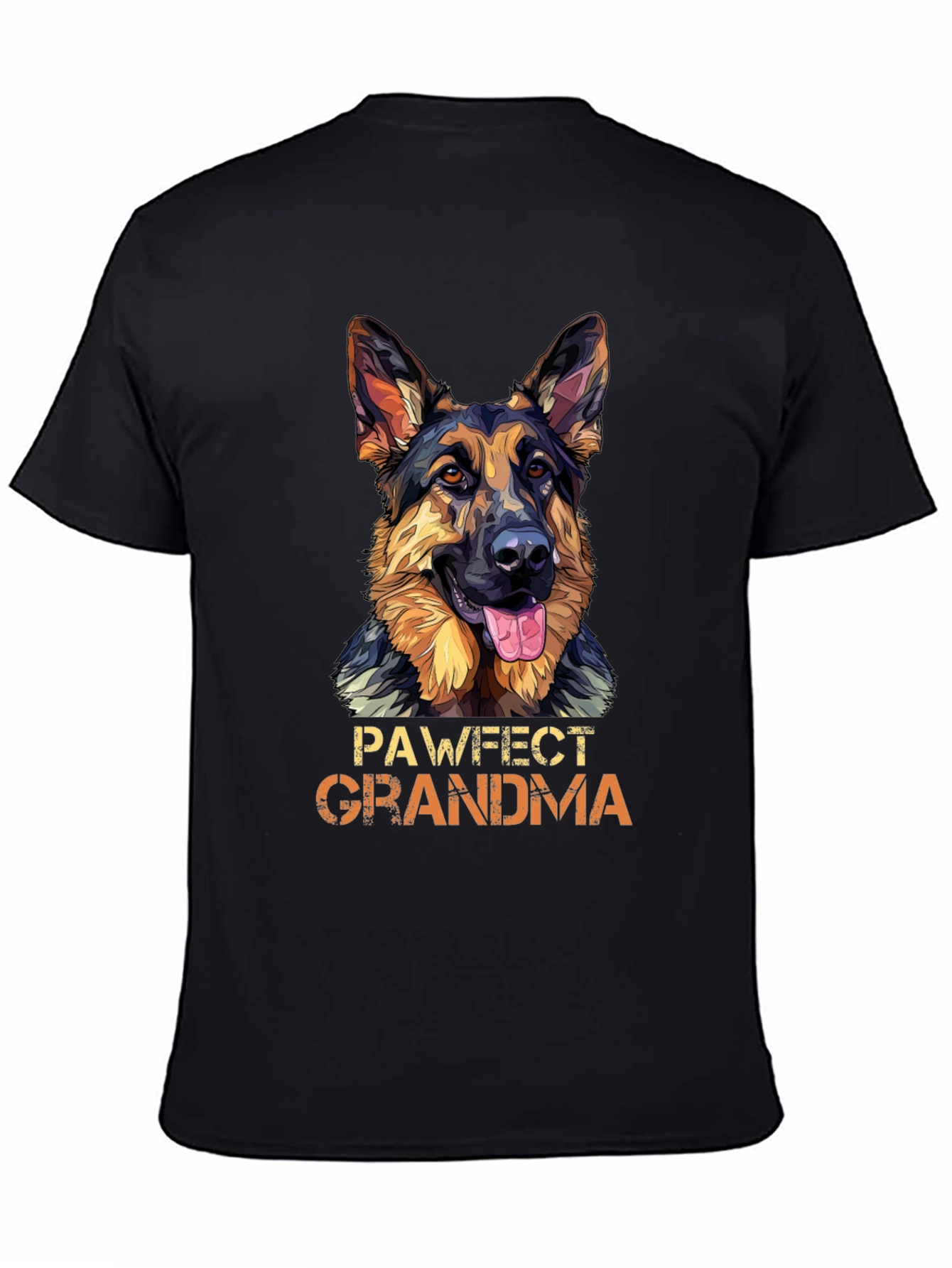 Pawfect Grandma German Shepherd Dog Graphic T-Shirt