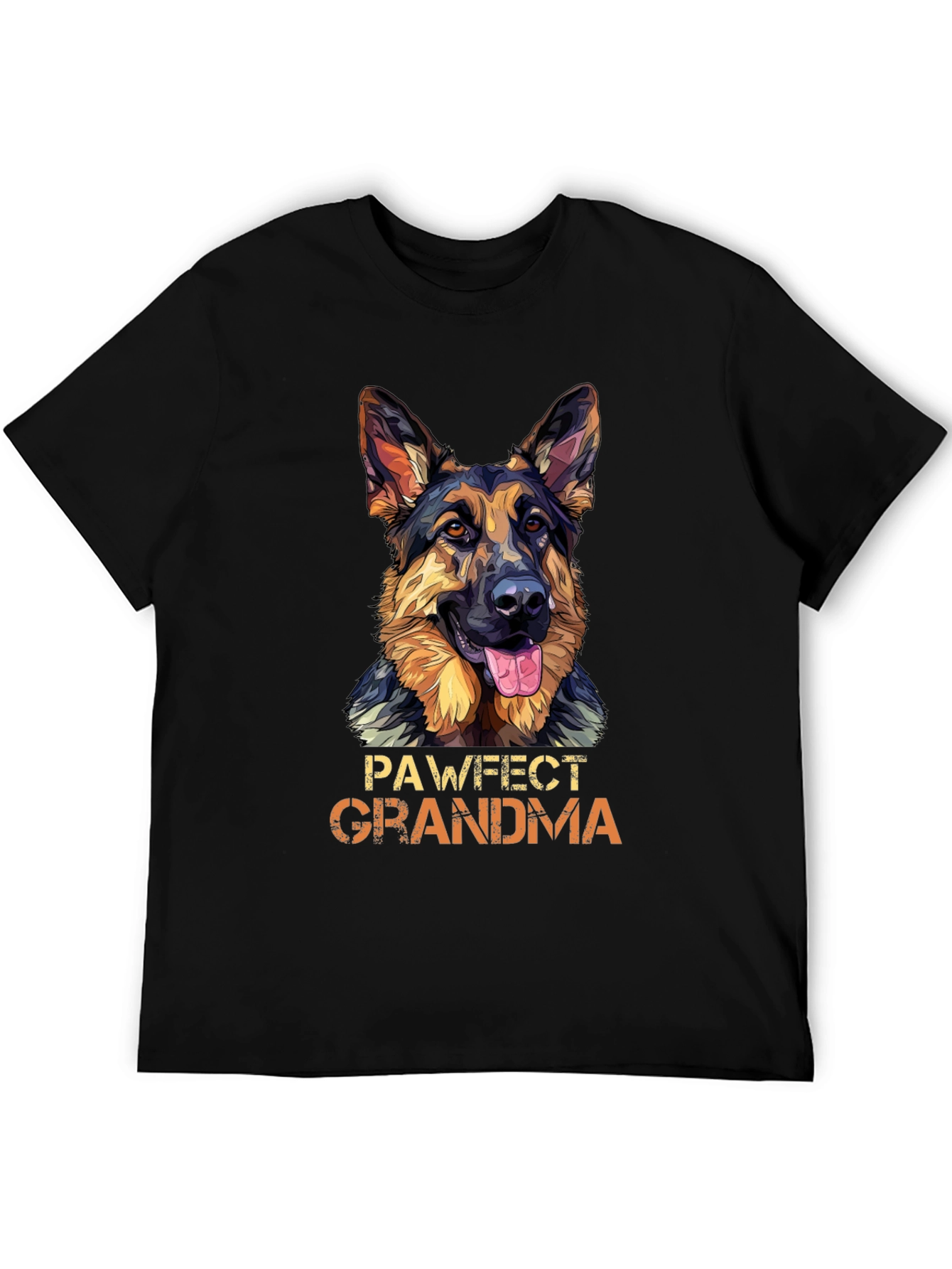 Pawfect Grandma German Shepherd Dog Graphic T-Shirt