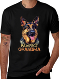 Pawfect Grandma German Shepherd Dog Graphic T-Shirt