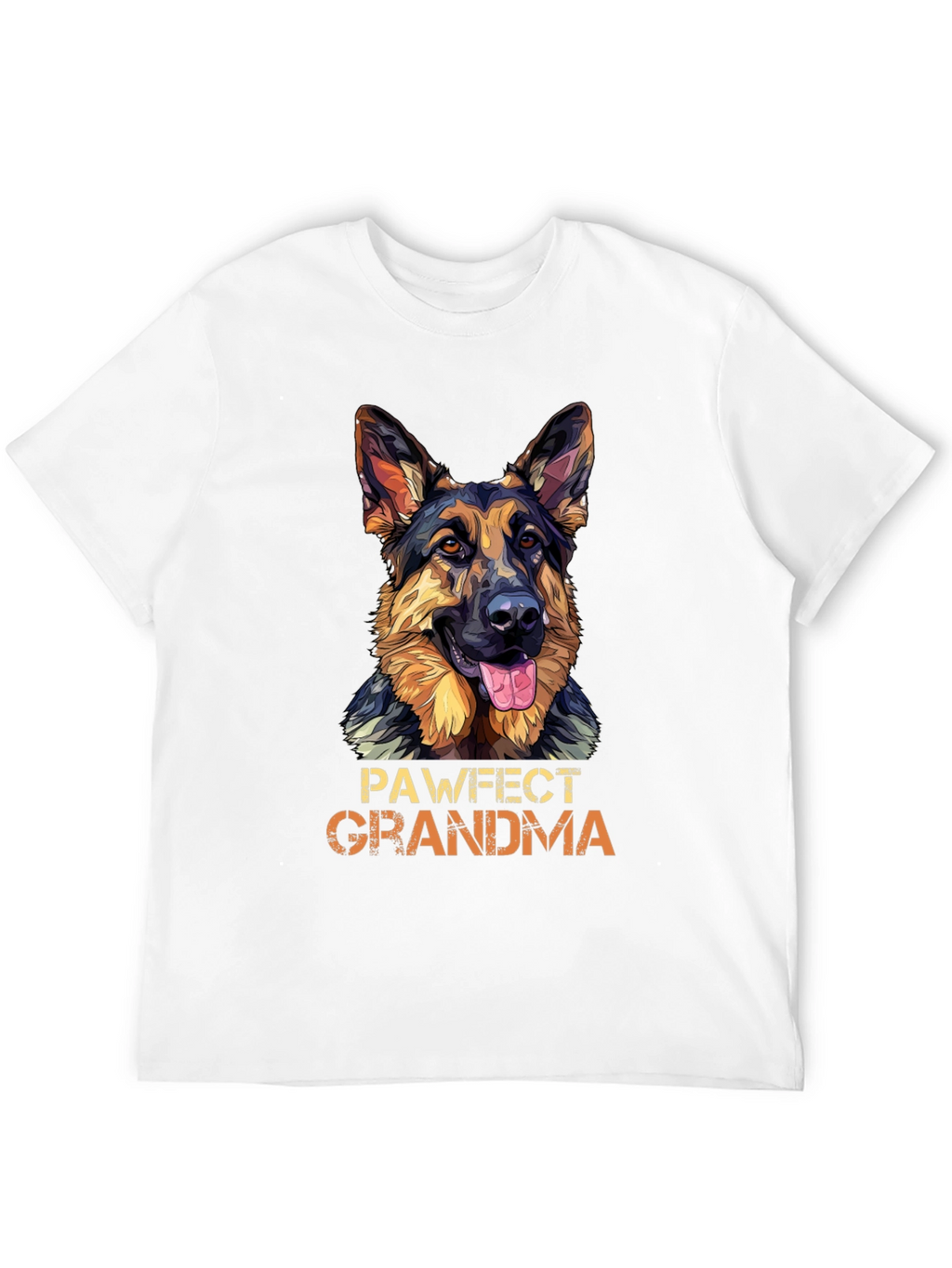 Pawfect Grandma German Shepherd Dog Graphic T-Shirt