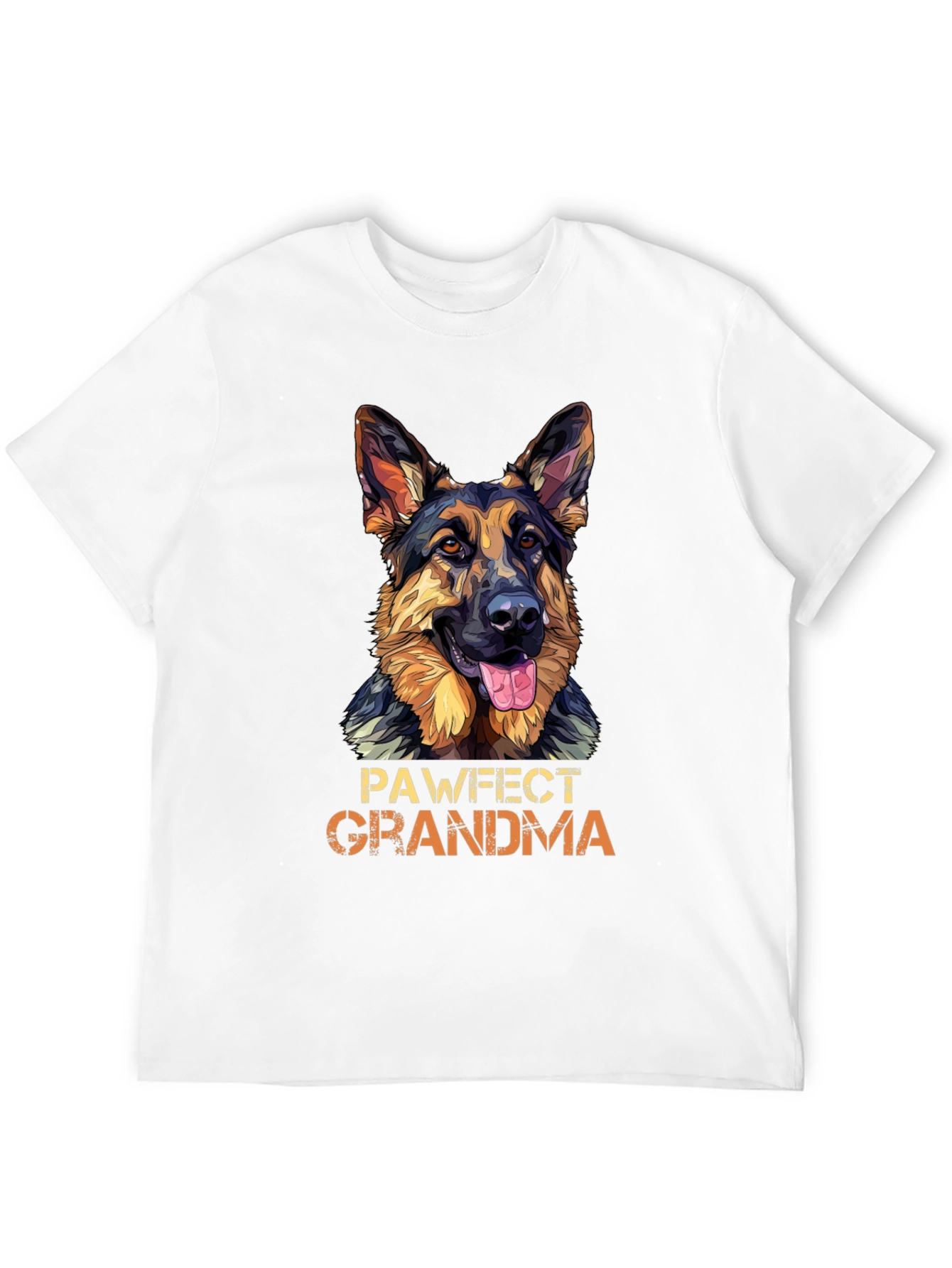 Pawfect Grandma German Shepherd Dog Graphic T-Shirt