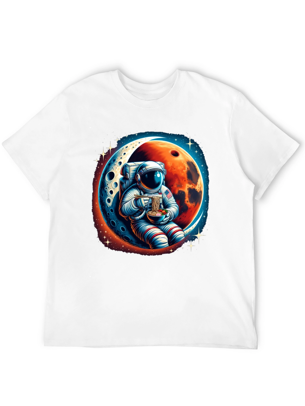 Astronaut Ramen T-Shirt - Space Foodie Tee