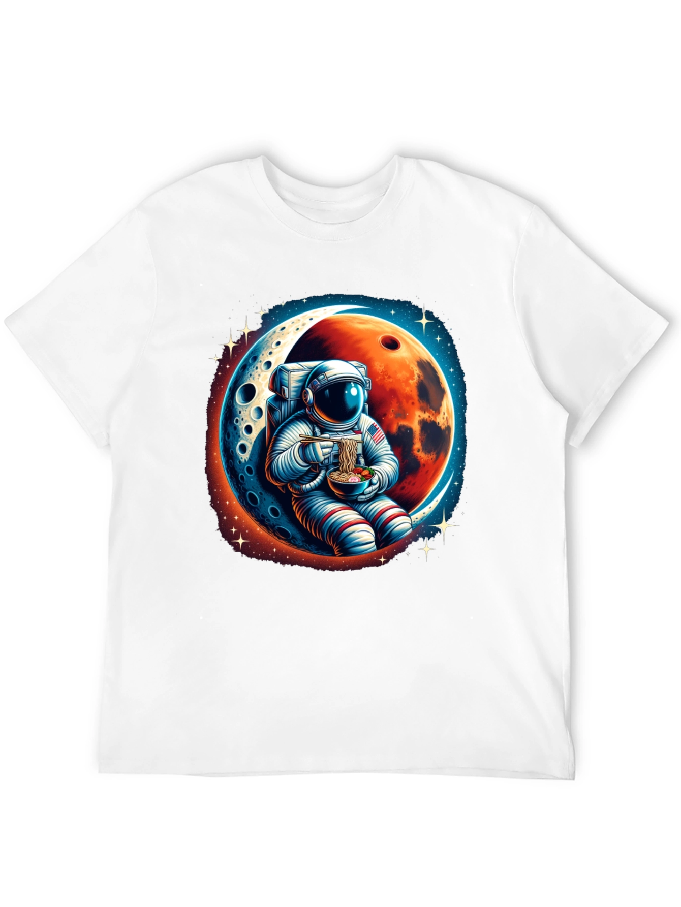Astronaut Ramen T-Shirt - Space Foodie Tee