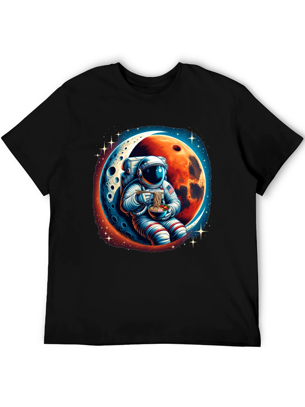 Astronaut Ramen T-Shirt - Space Foodie Tee