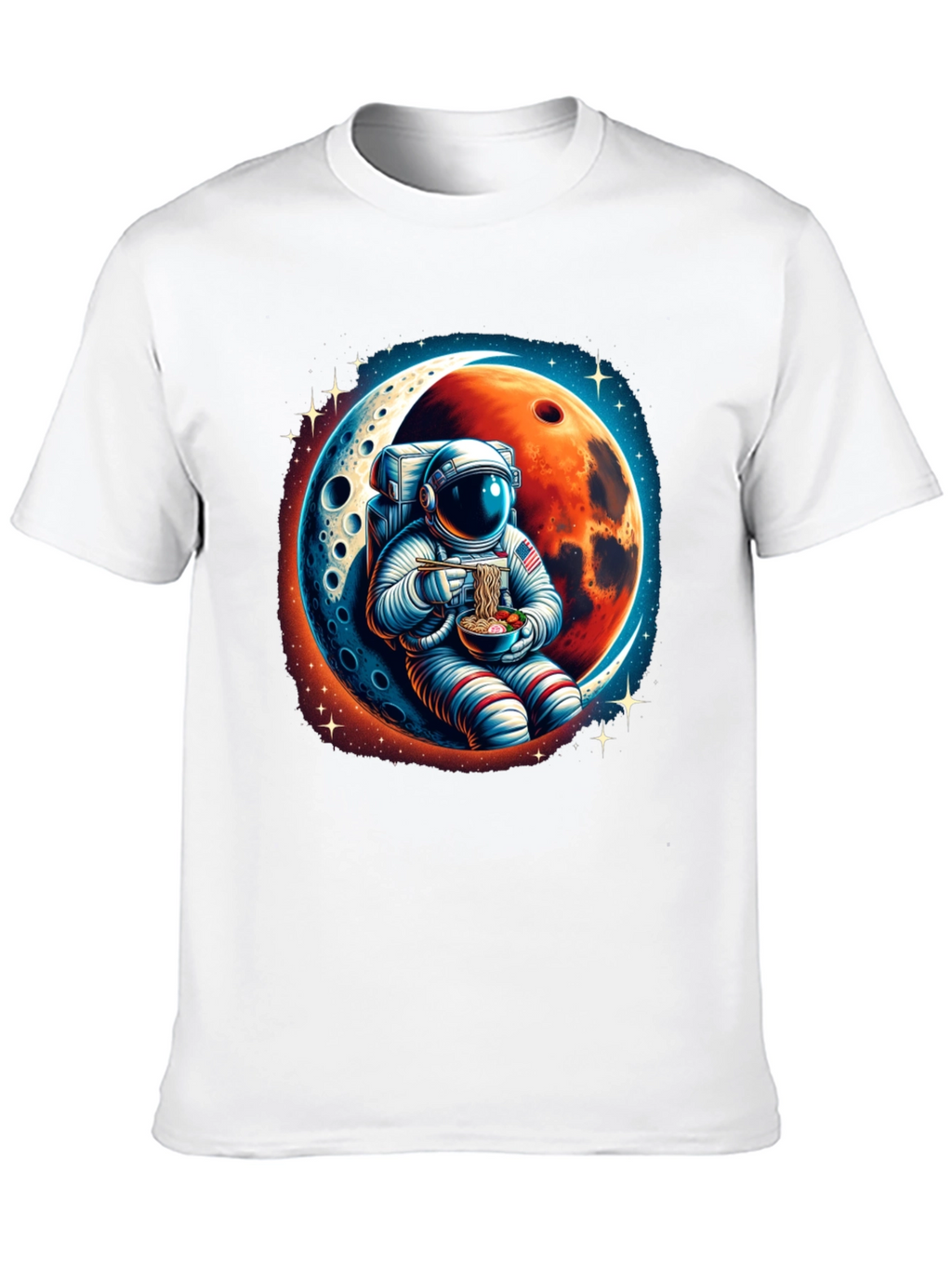 Astronaut Ramen T-Shirt - Space Foodie Tee