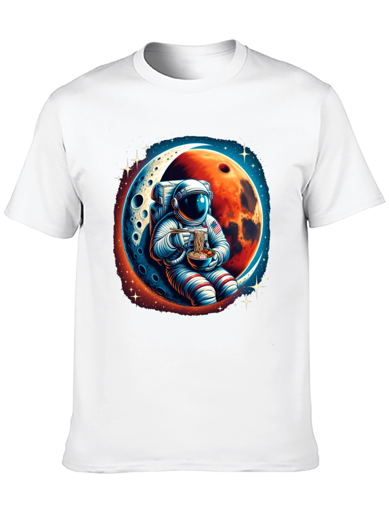 Astronaut Ramen T-Shirt - Space Foodie Tee
