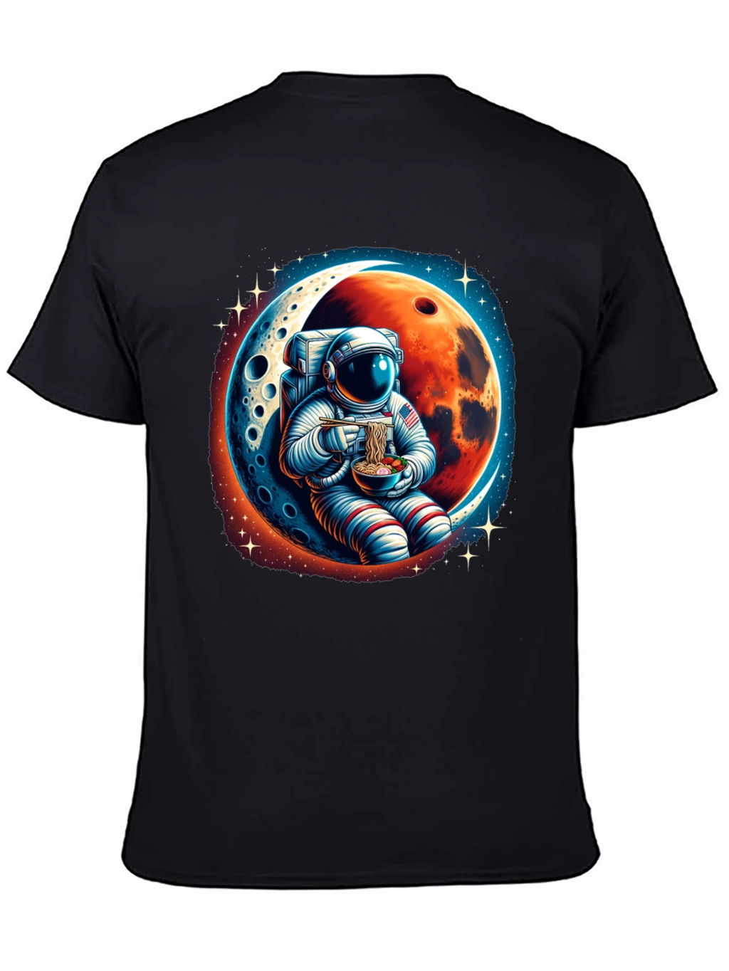 Astronaut Ramen T-Shirt - Space Foodie Tee