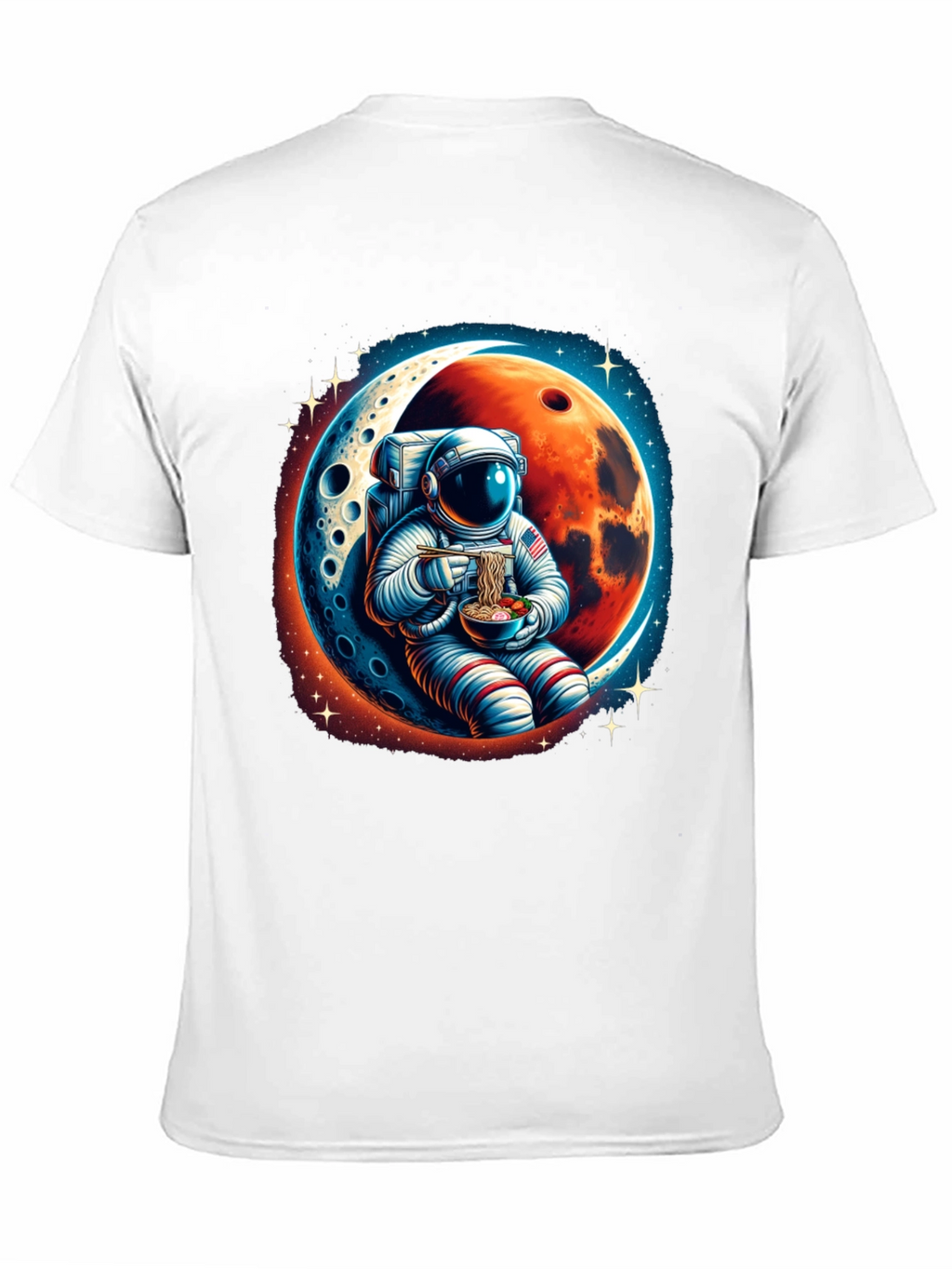 Astronaut Ramen T-Shirt - Space Foodie Tee