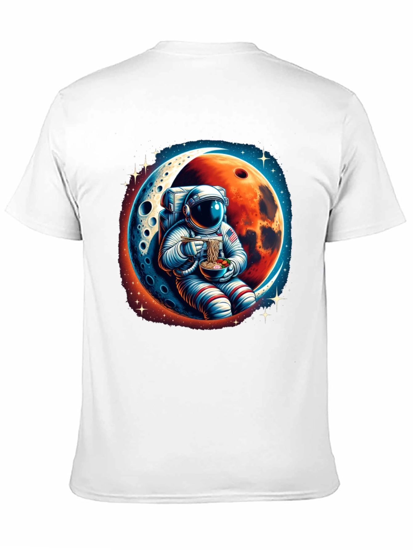 Astronaut Ramen T-Shirt - Space Foodie Tee