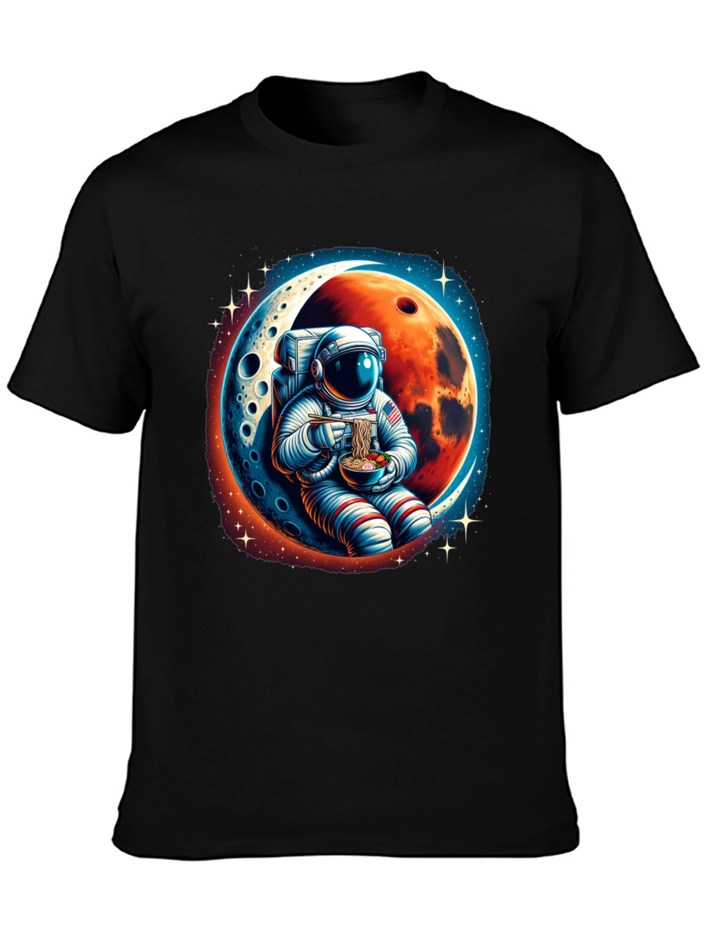 Astronaut Ramen T-Shirt - Space Foodie Tee