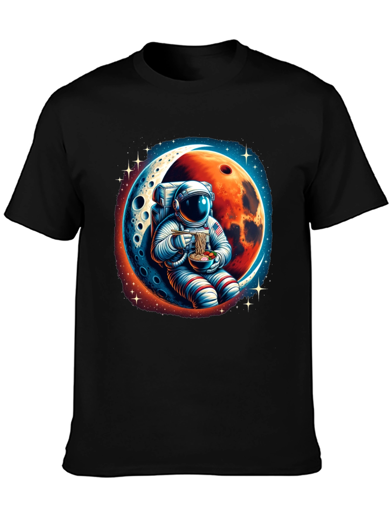 Astronaut Ramen T-Shirt - Space Foodie Tee
