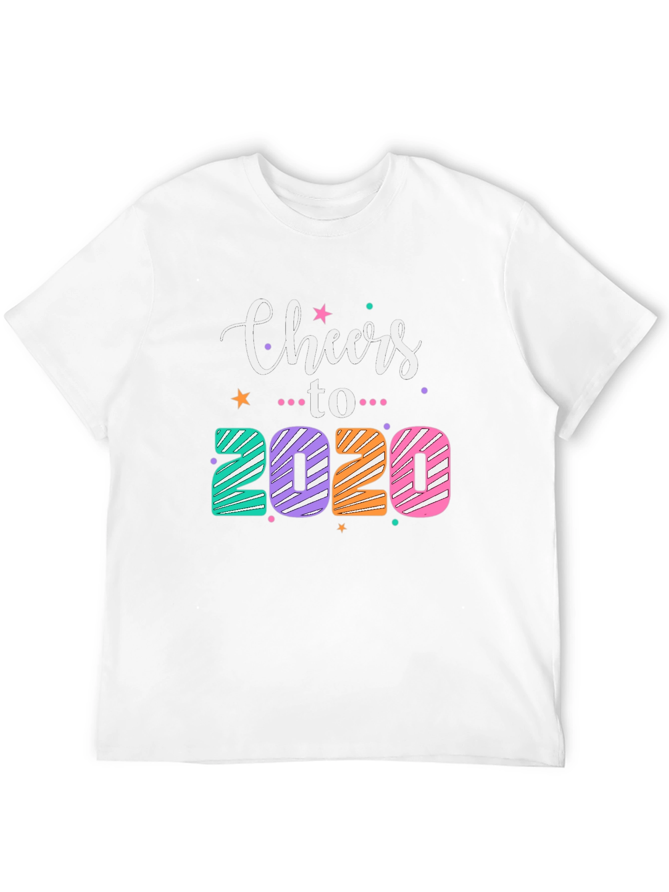 Cheers to 2020 Graphic Tee - Black Unisex