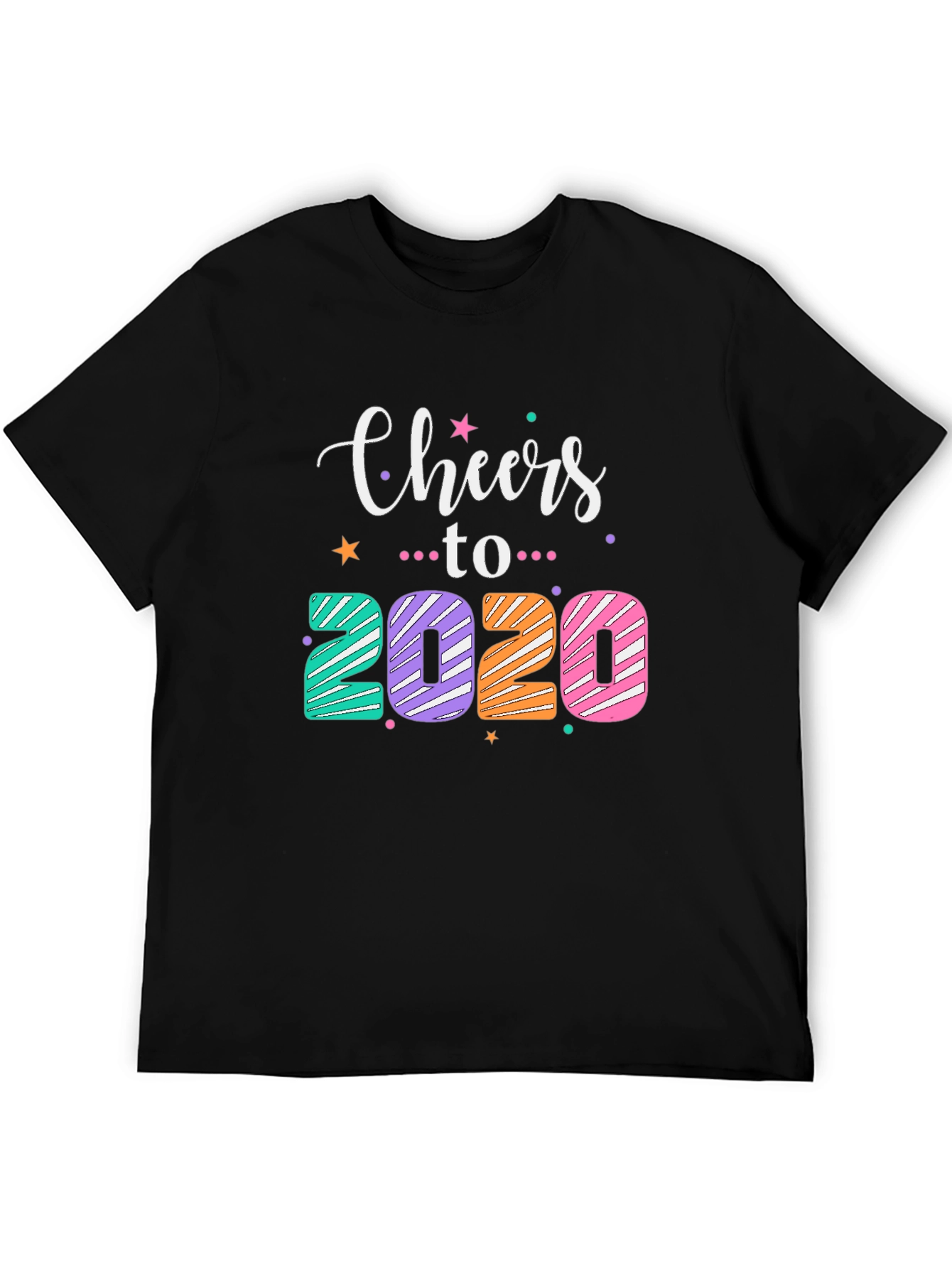 Cheers to 2020 Graphic Tee - Black Unisex