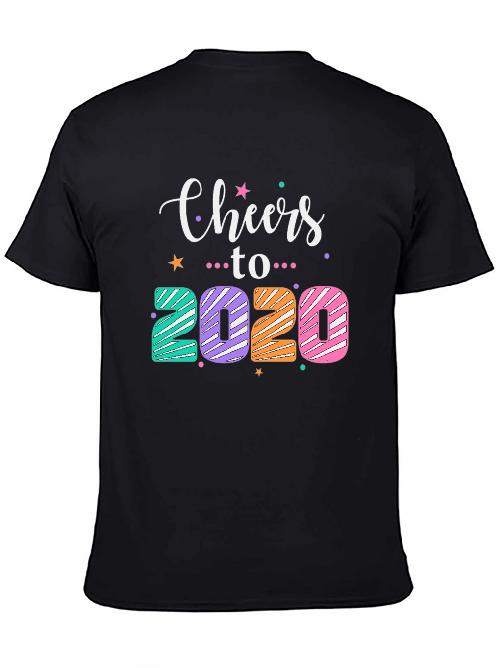 Cheers to 2020 Graphic Tee - Black Unisex