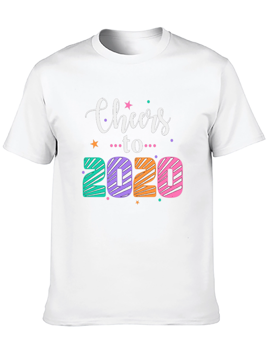 Cheers to 2020 Graphic Tee - Black Unisex