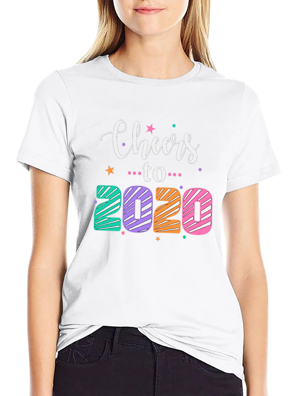 Cheers to 2020 Graphic Tee - Black Unisex