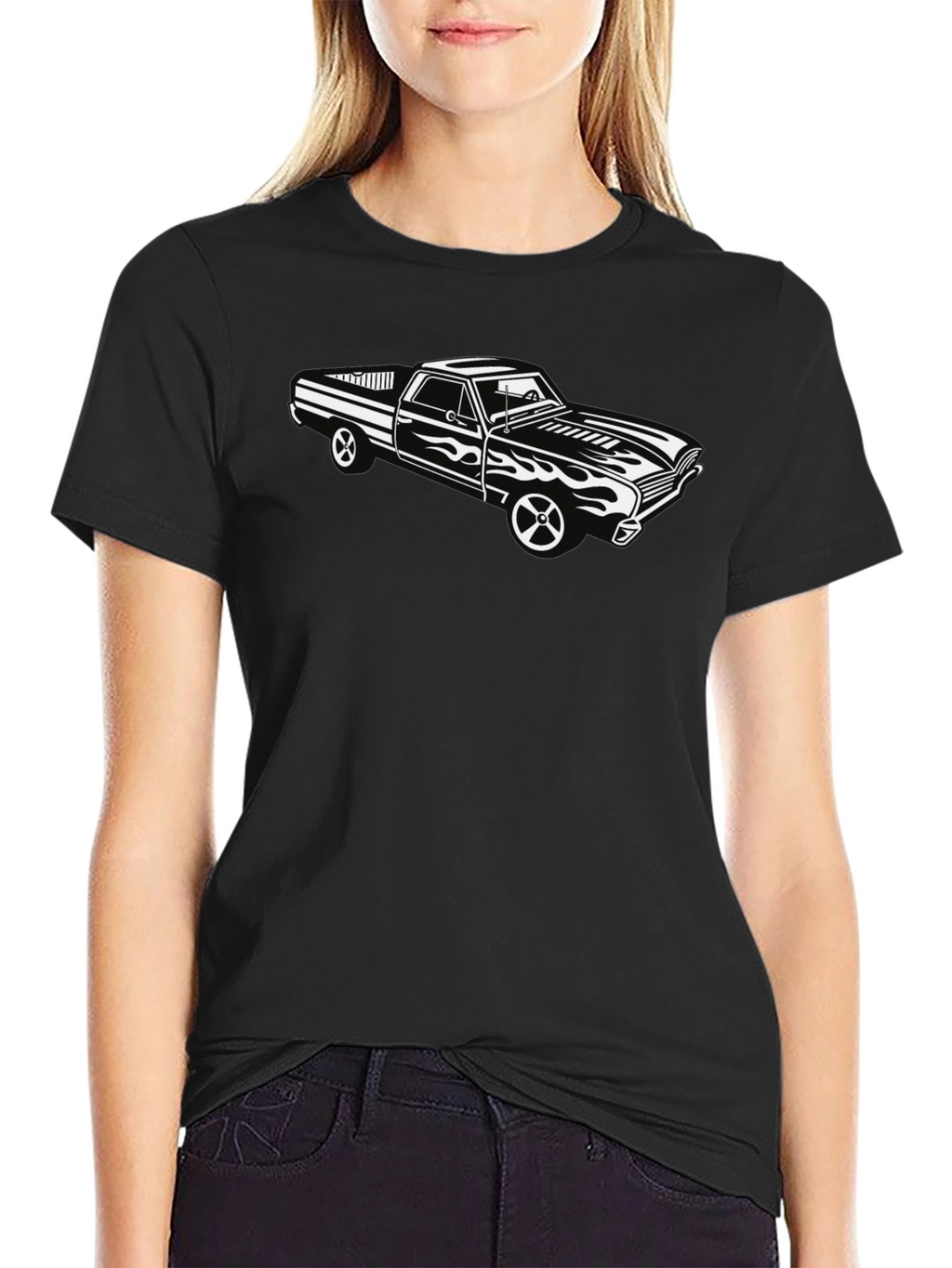Classic Car Graphic Tee - Black