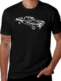 Classic Car Graphic Tee - Black