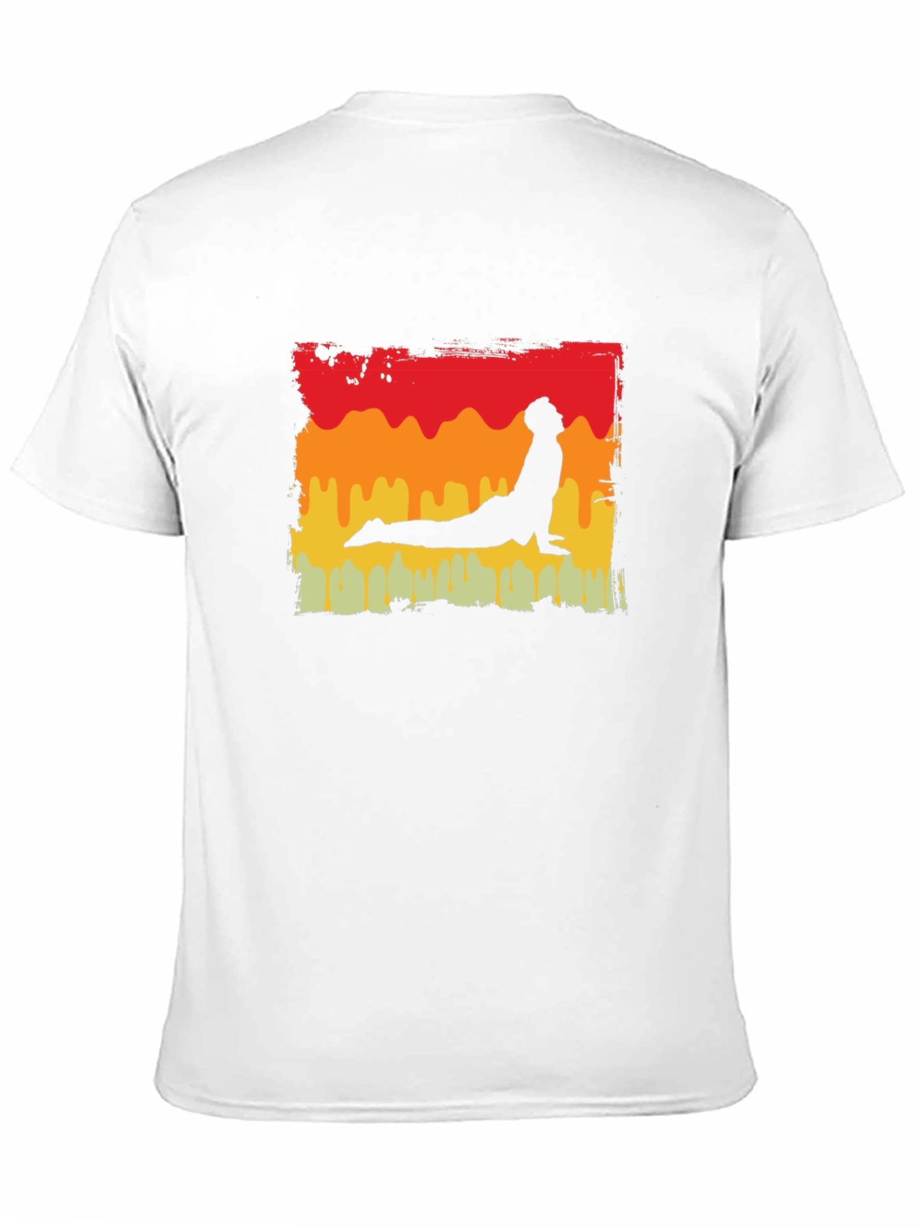 Yoga Pose Graphic Tee - Retro Style