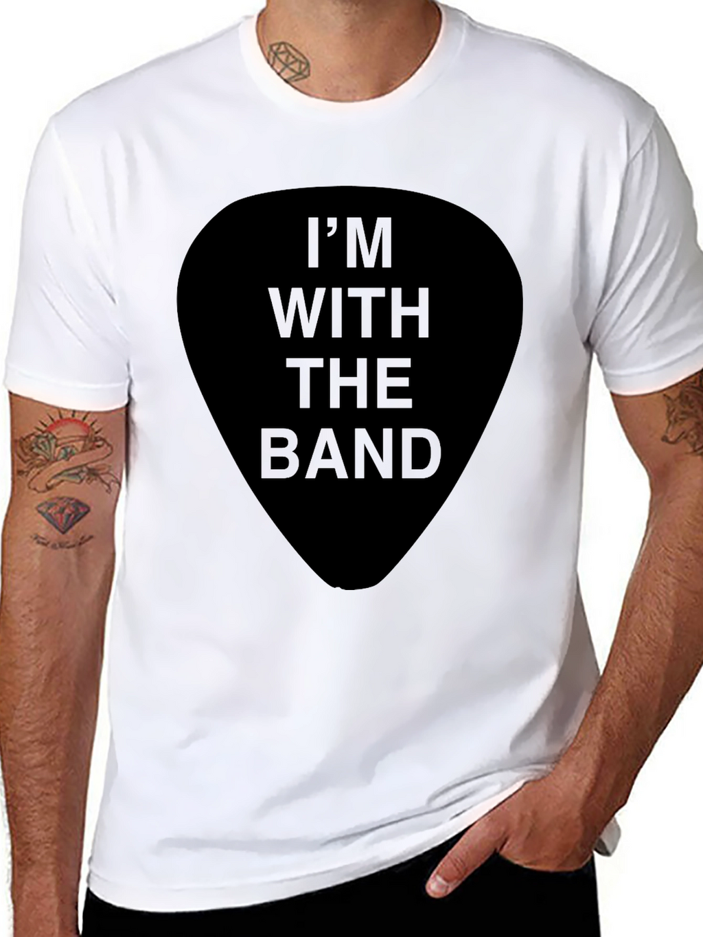 Im With The Band Black Graphic T-Shirt
