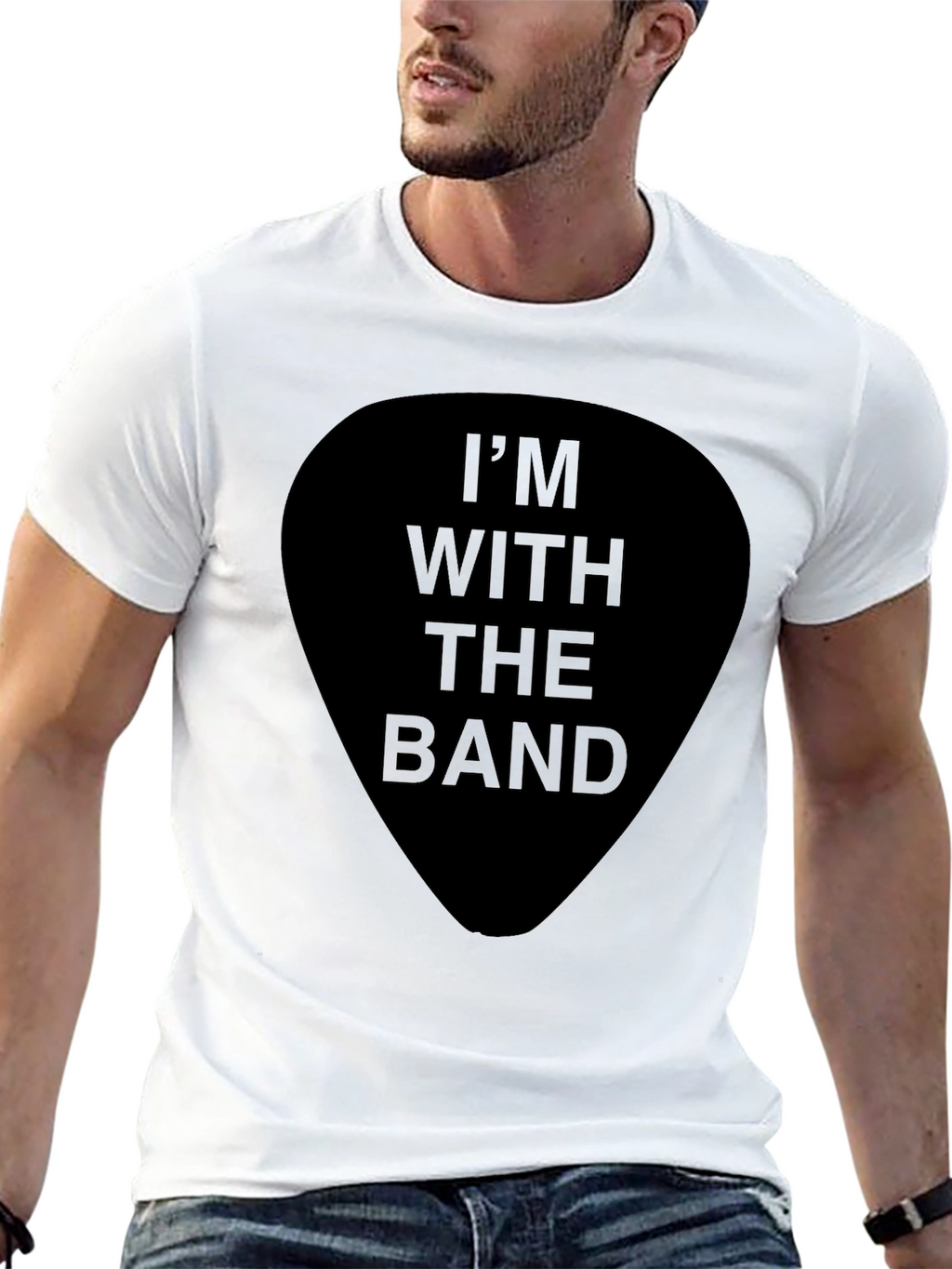 Im With The Band Black Graphic T-Shirt