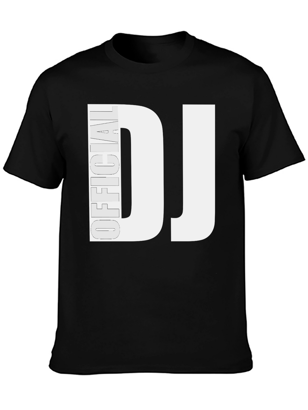 Official DJ Black T-Shirt - Music Lover Tee