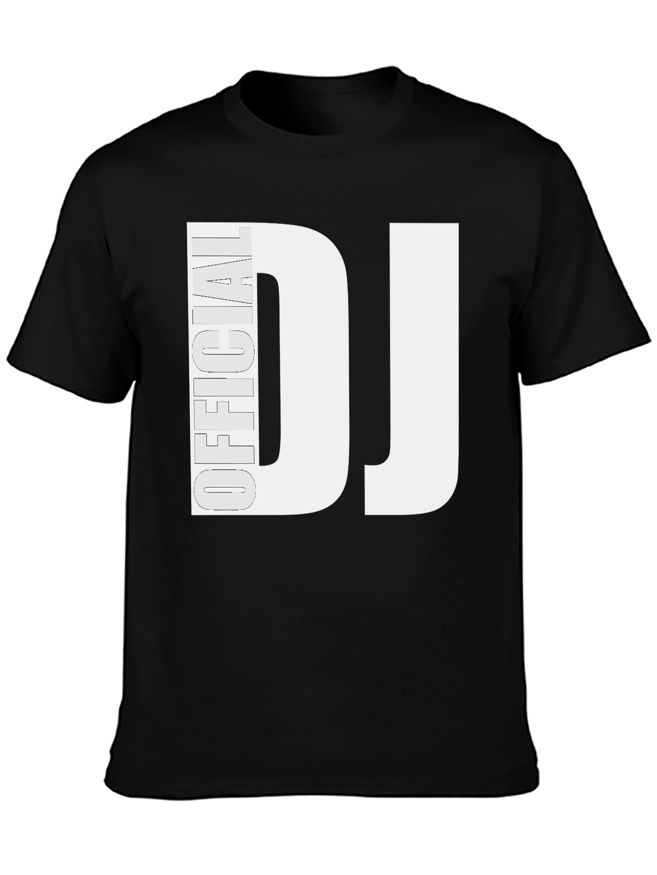 Official DJ Black T-Shirt - Music Lover Tee