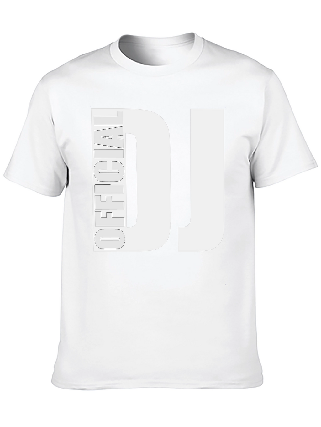 Official DJ Black T-Shirt - Music Lover Tee
