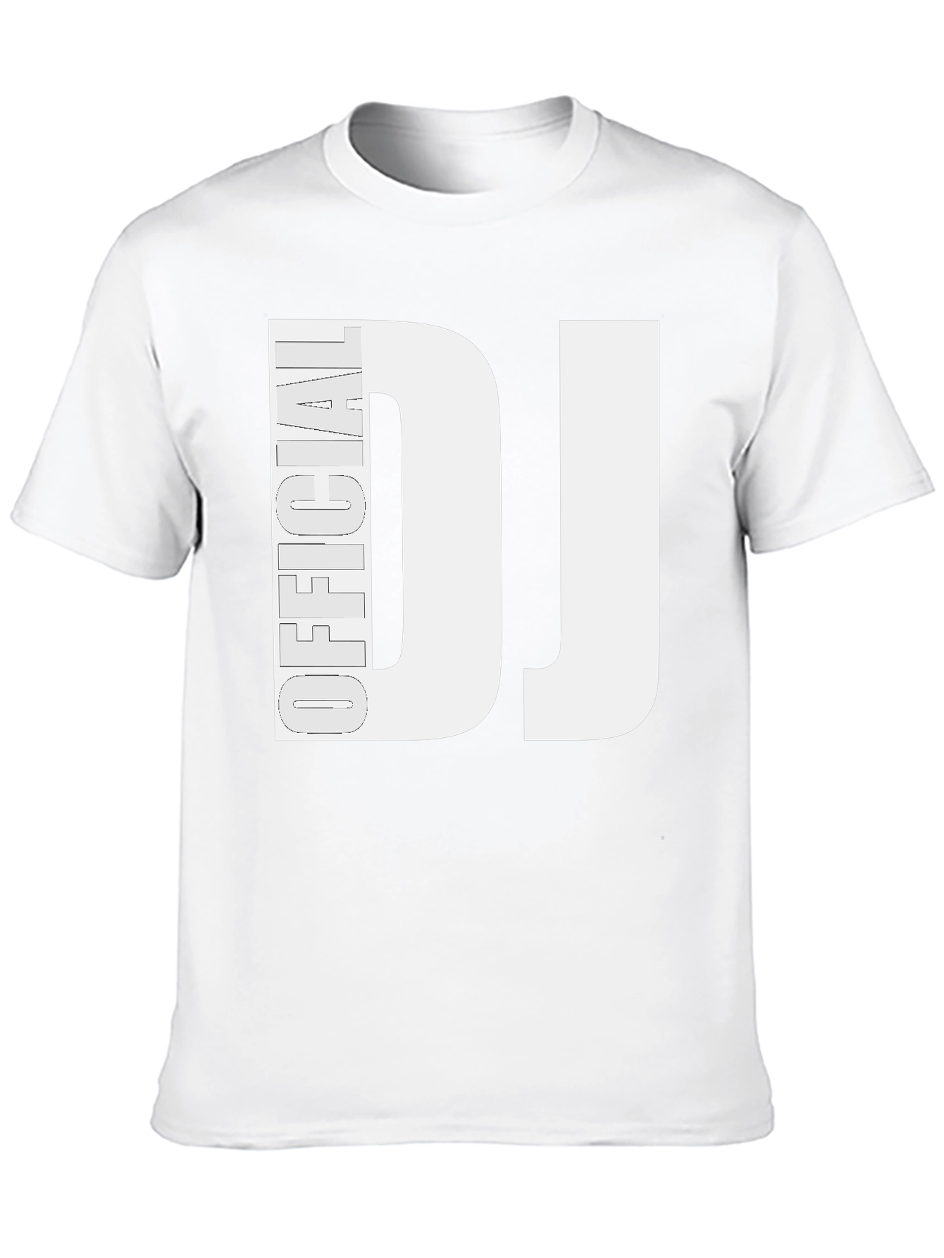 Official DJ Black T-Shirt - Music Lover Tee