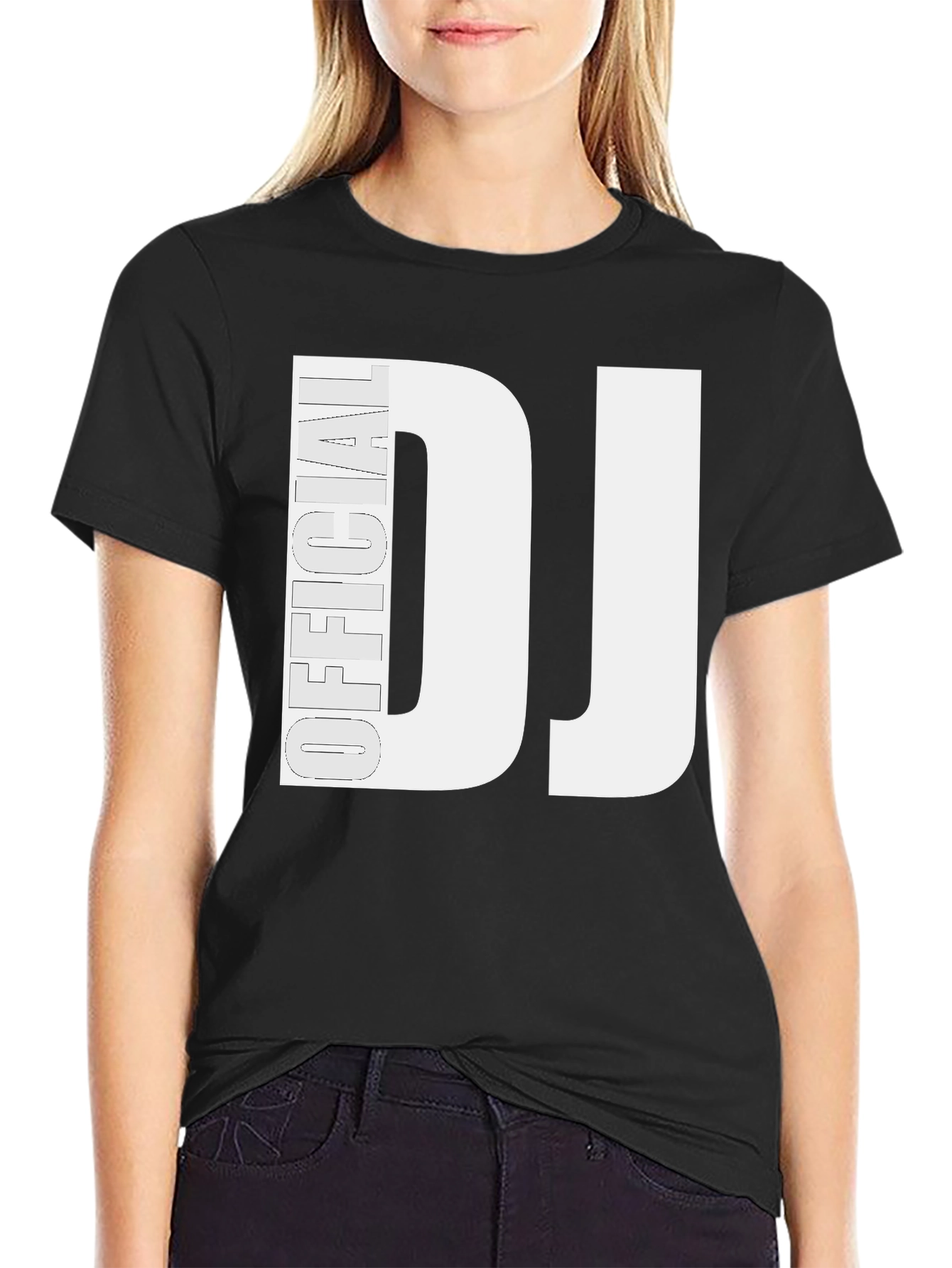 Official DJ Black T-Shirt - Music Lover Tee