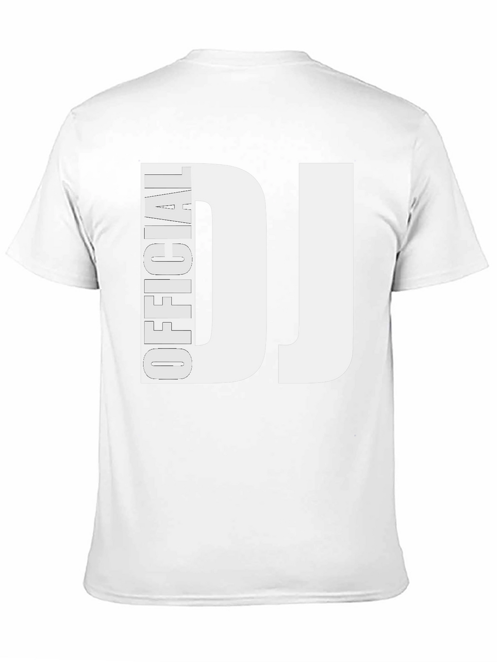 Official DJ Black T-Shirt - Music Lover Tee