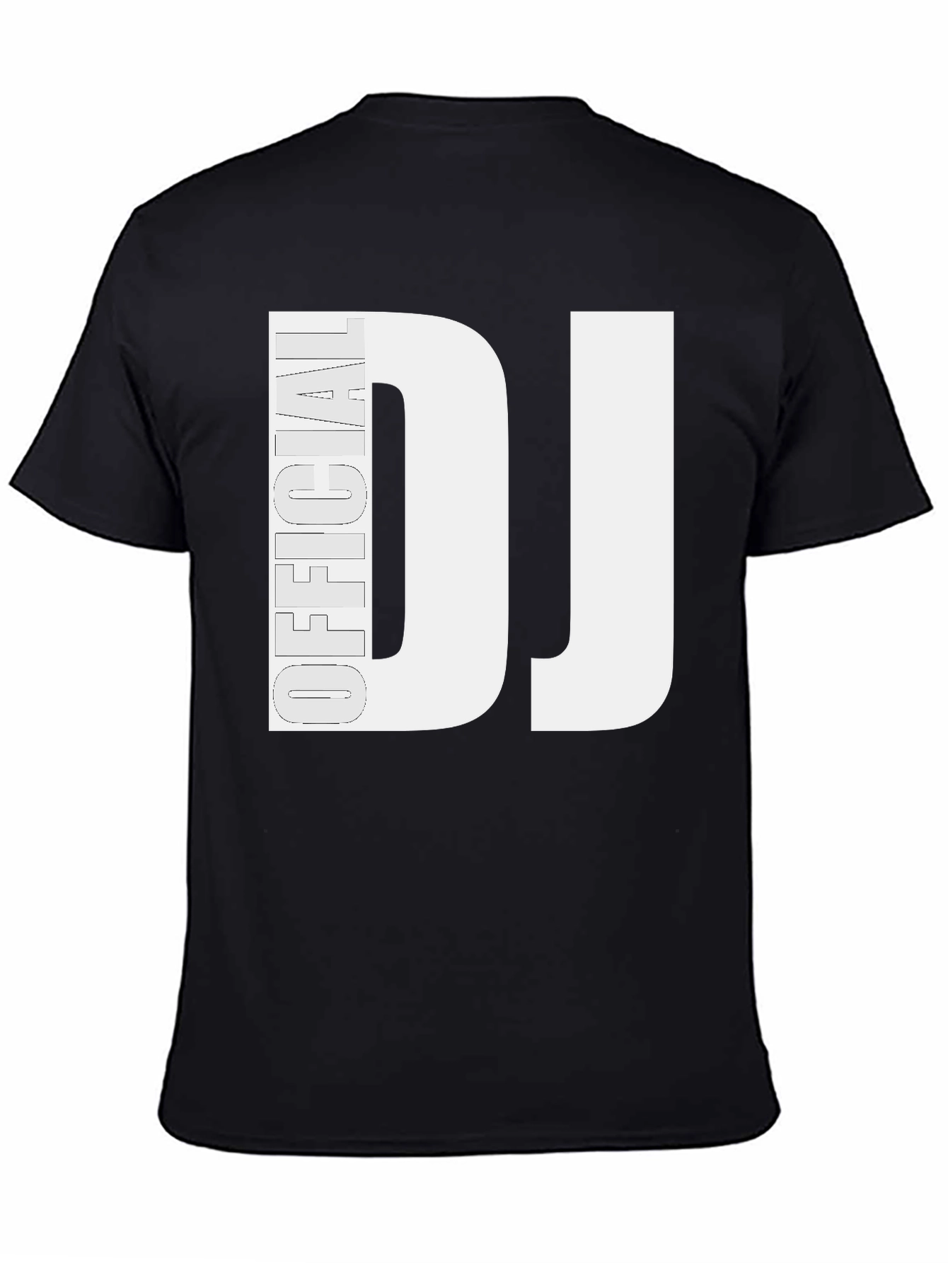 Official DJ Black T-Shirt - Music Lover Tee