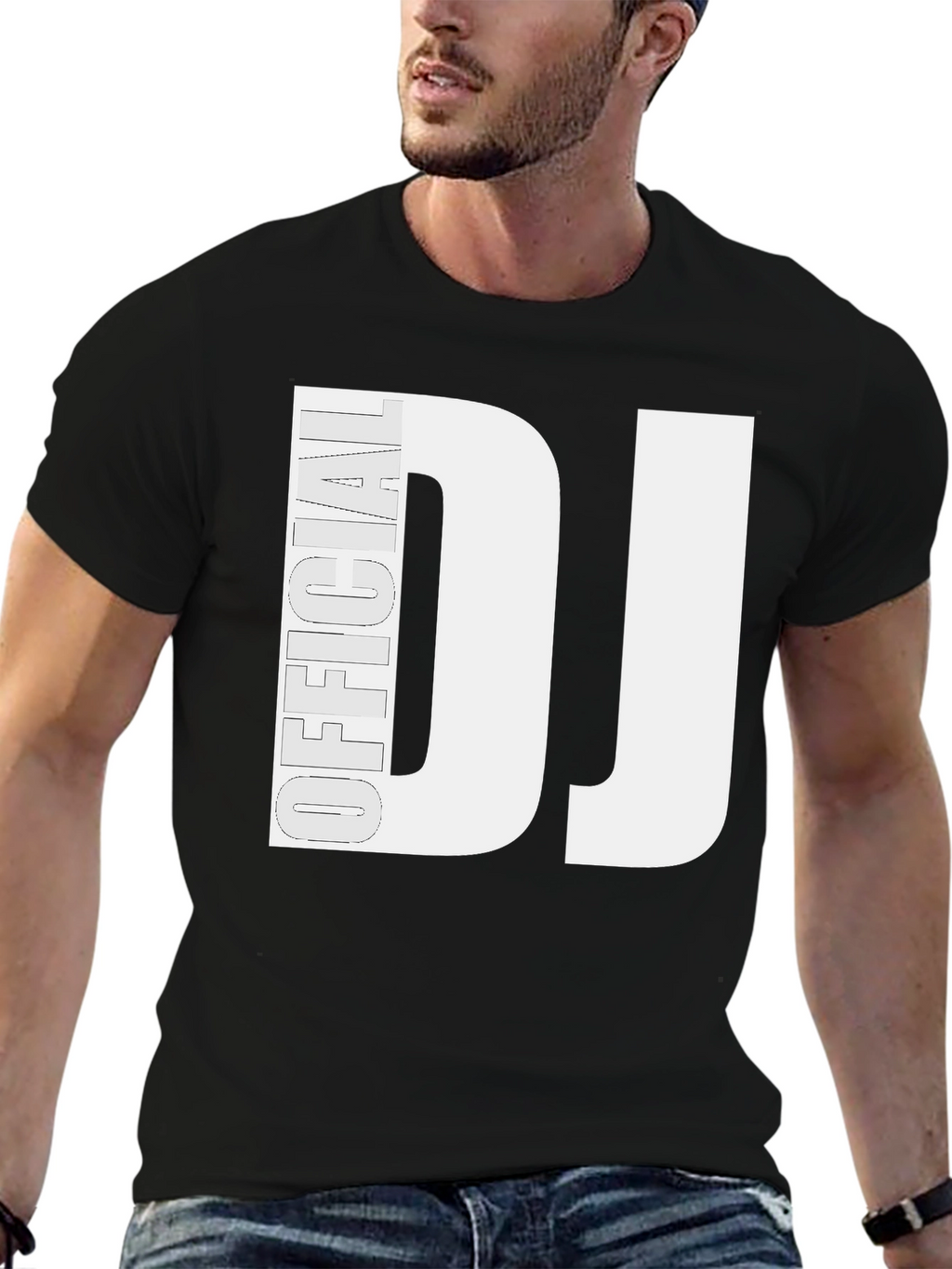 Official DJ Black T-Shirt - Music Lover Tee
