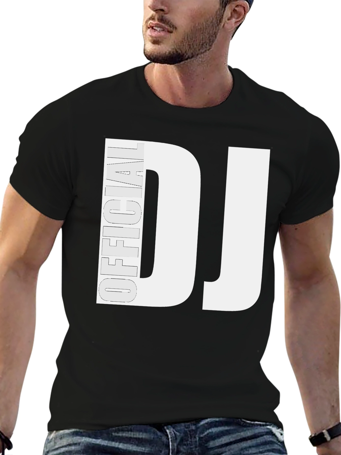 Official DJ Black T-Shirt - Music Lover Tee