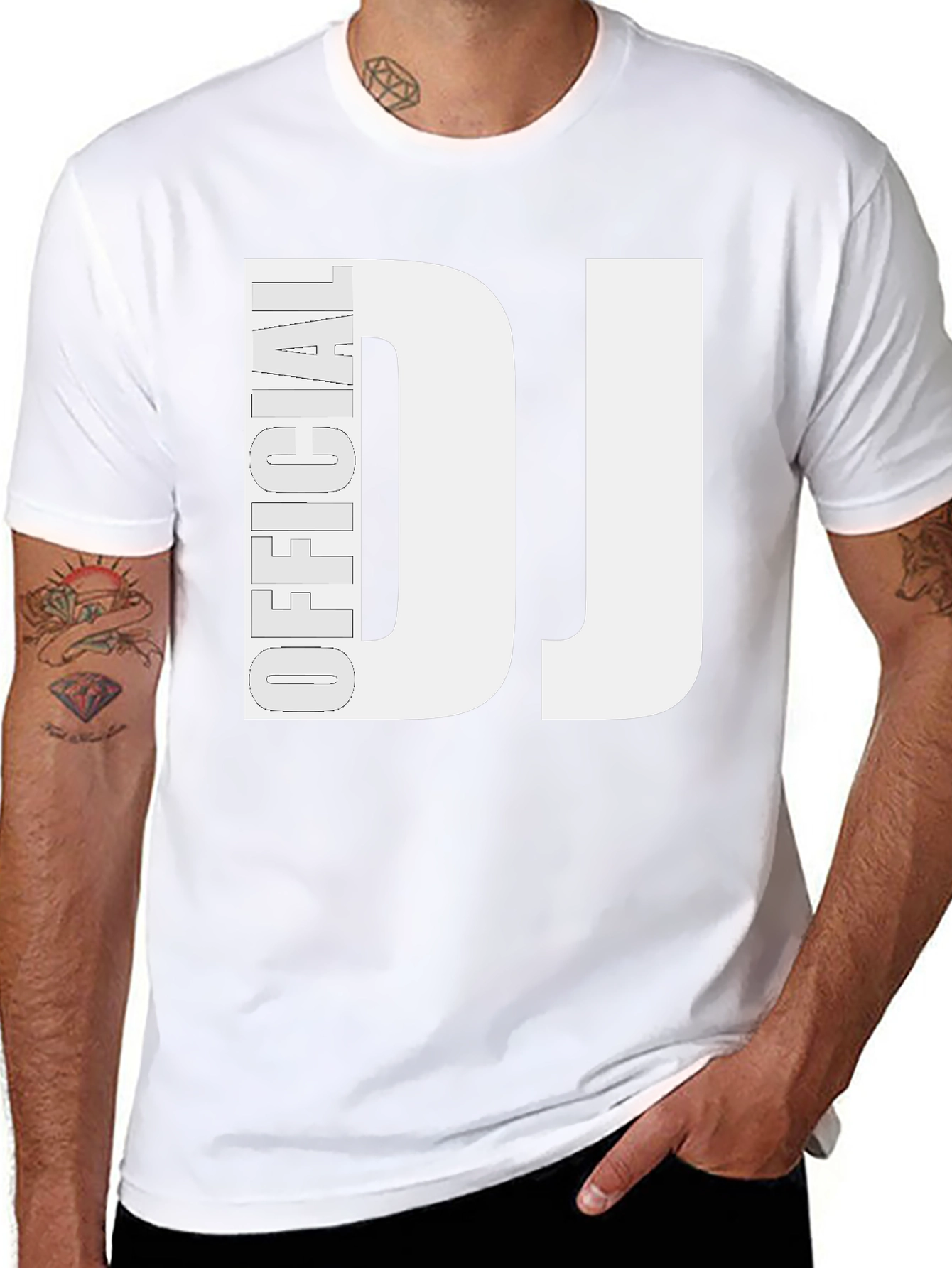 Official DJ Black T-Shirt - Music Lover Tee