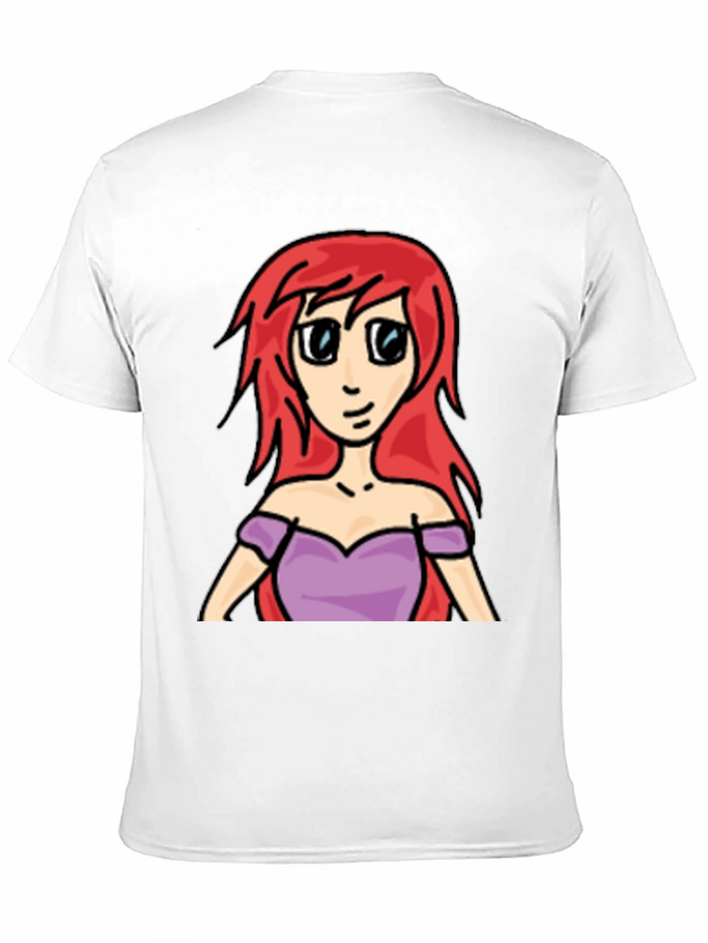 Cartoon Ariel T-Shirt - Redhead Princess Tee