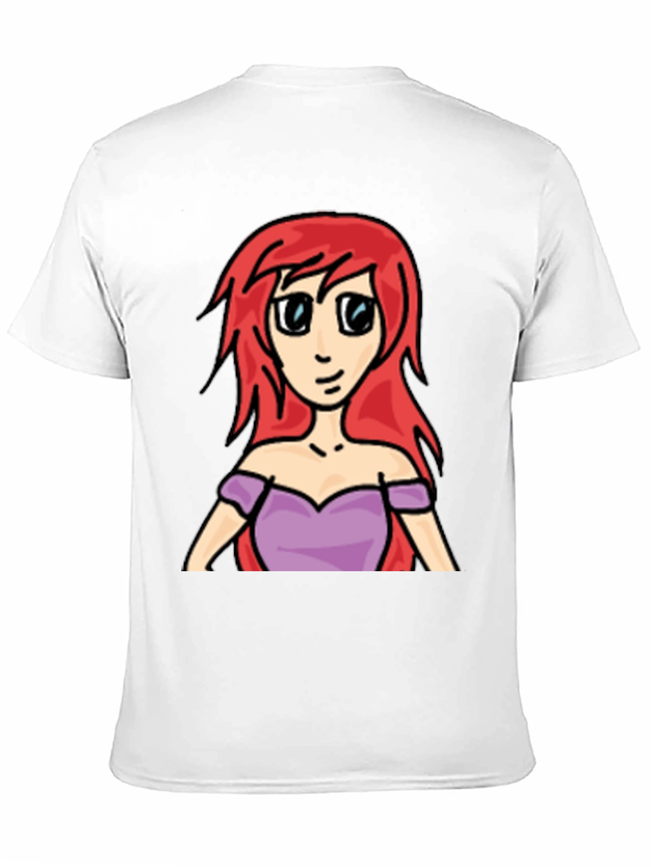 Cartoon Ariel T-Shirt - Redhead Princess Tee