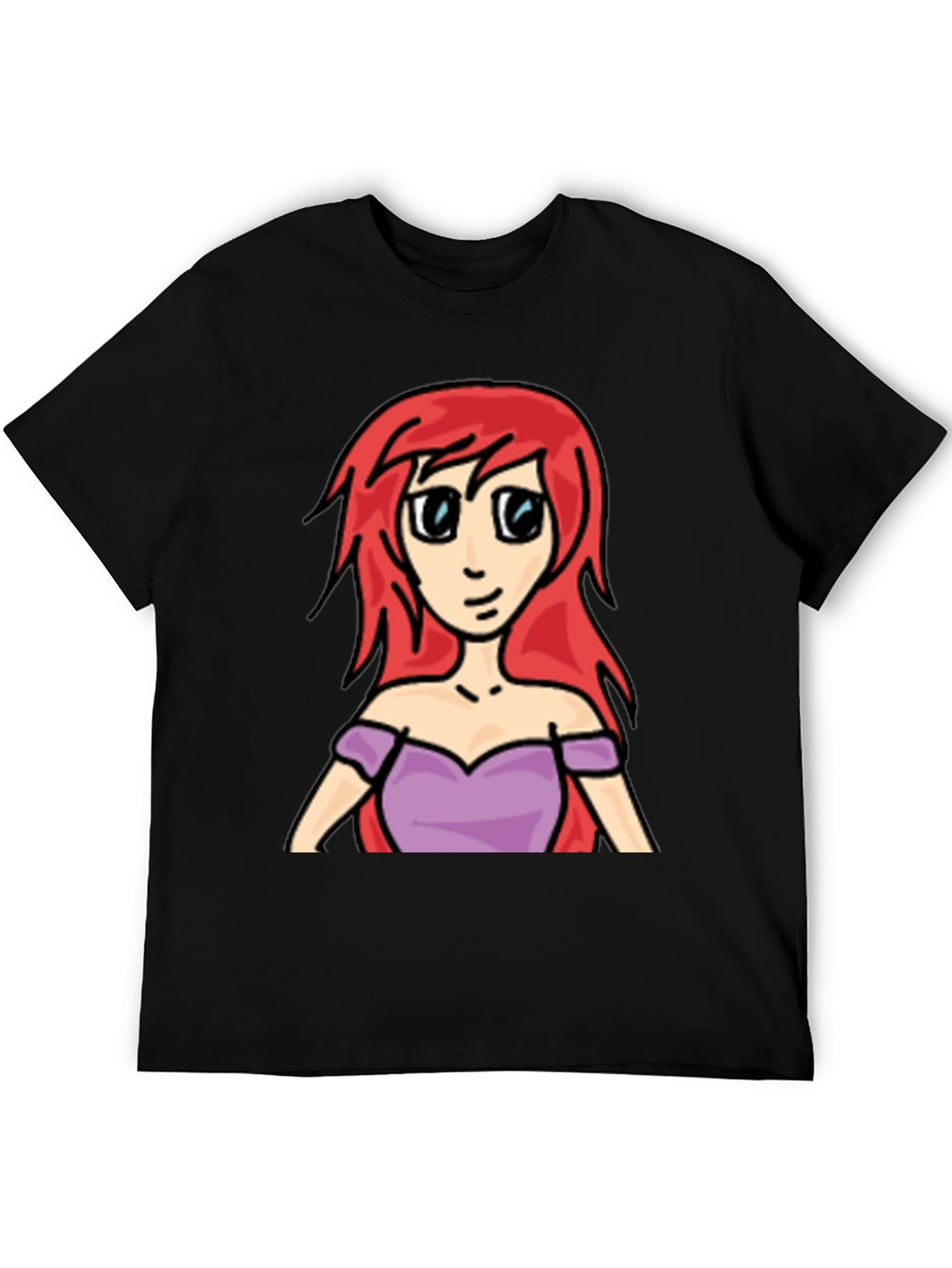 Cartoon Ariel T-Shirt - Redhead Princess Tee