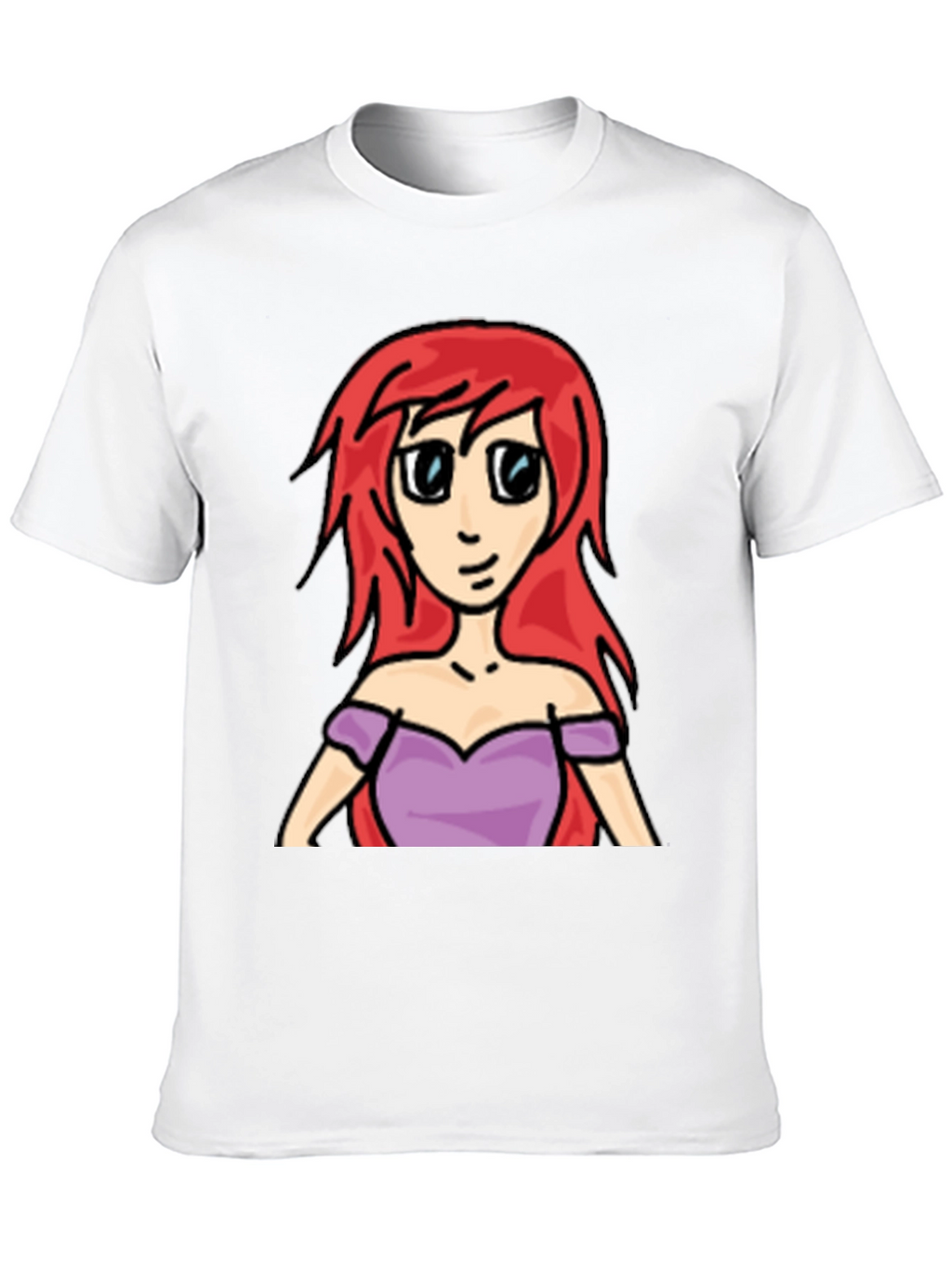 Cartoon Ariel T-Shirt - Redhead Princess Tee
