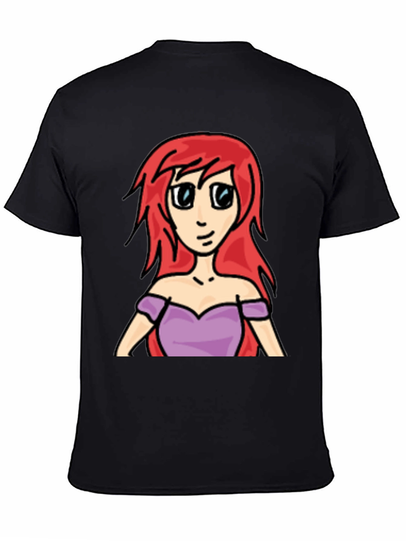 Cartoon Ariel T-Shirt - Redhead Princess Tee