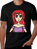 Cartoon Ariel T-Shirt - Redhead Princess Tee
