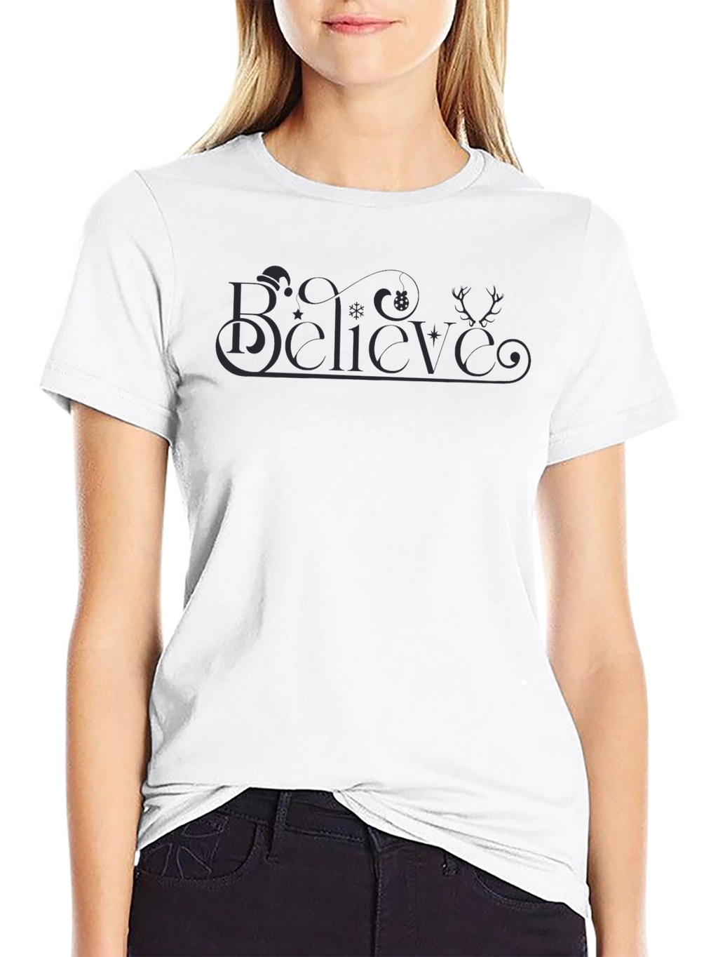 Believe Holiday Graphic Tee - Classic Fit