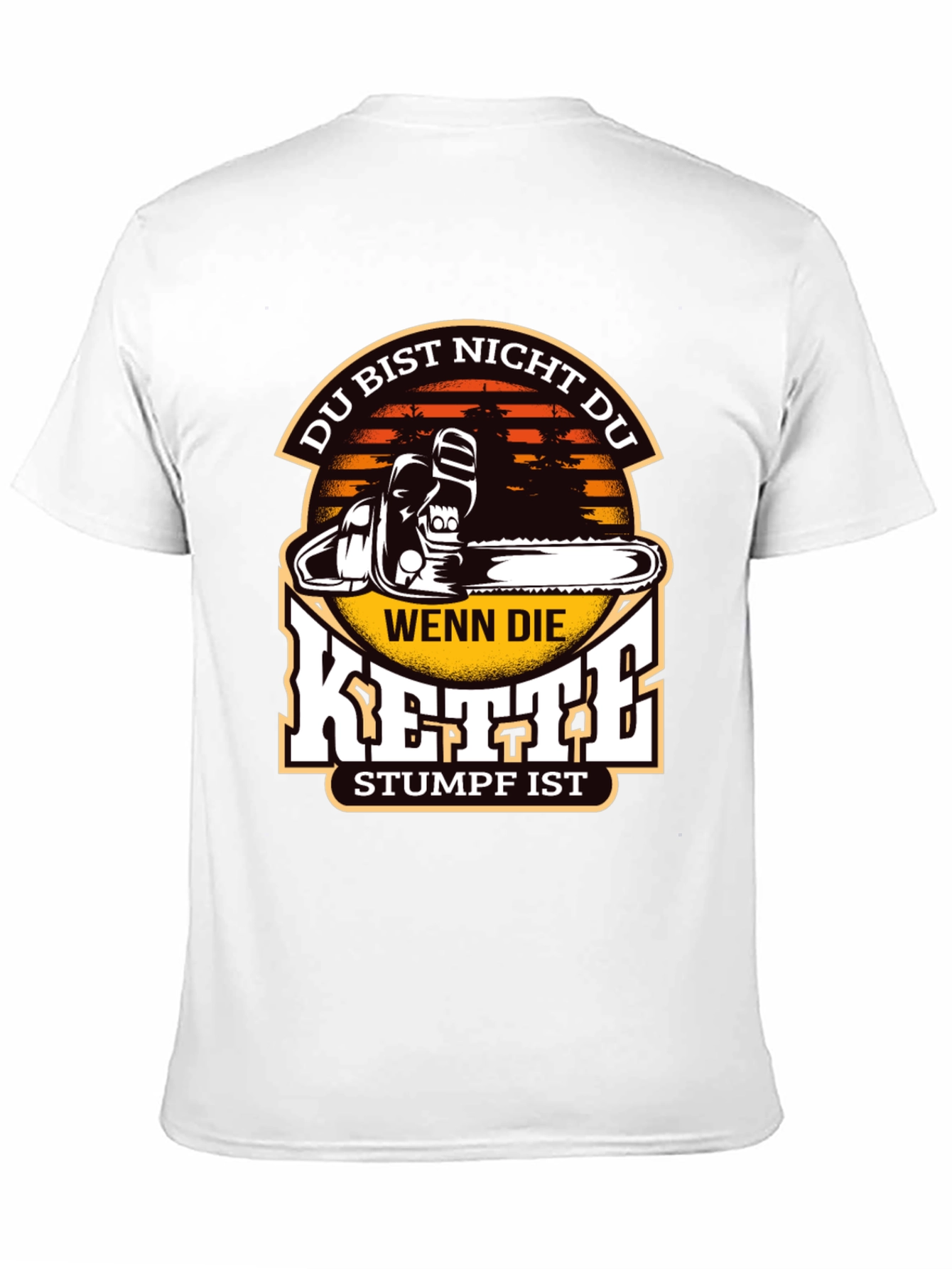 Funny Chainsaw Stumpf T-Shirt