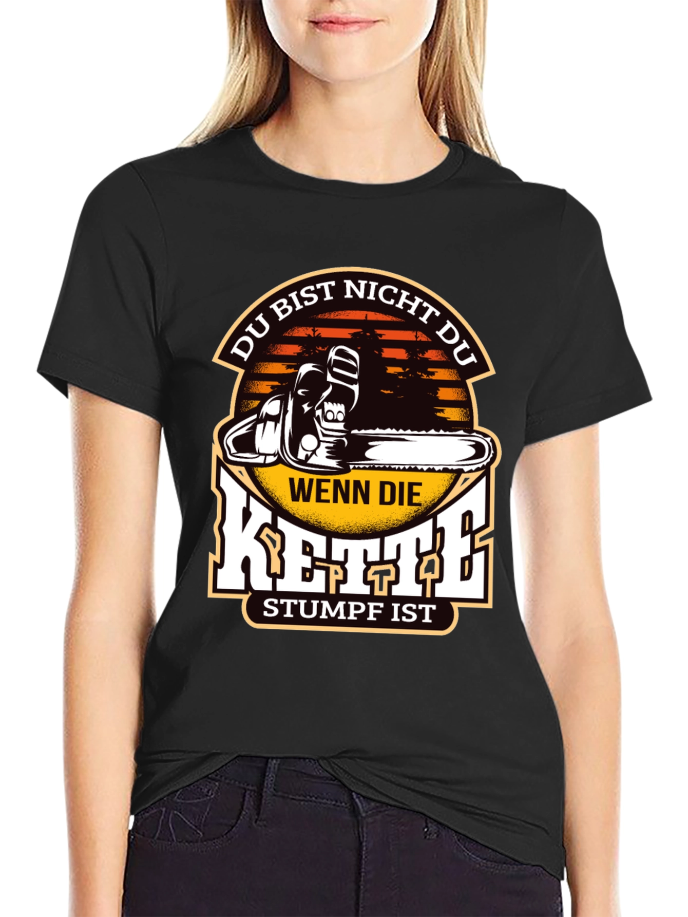 Funny Chainsaw Stumpf T-Shirt