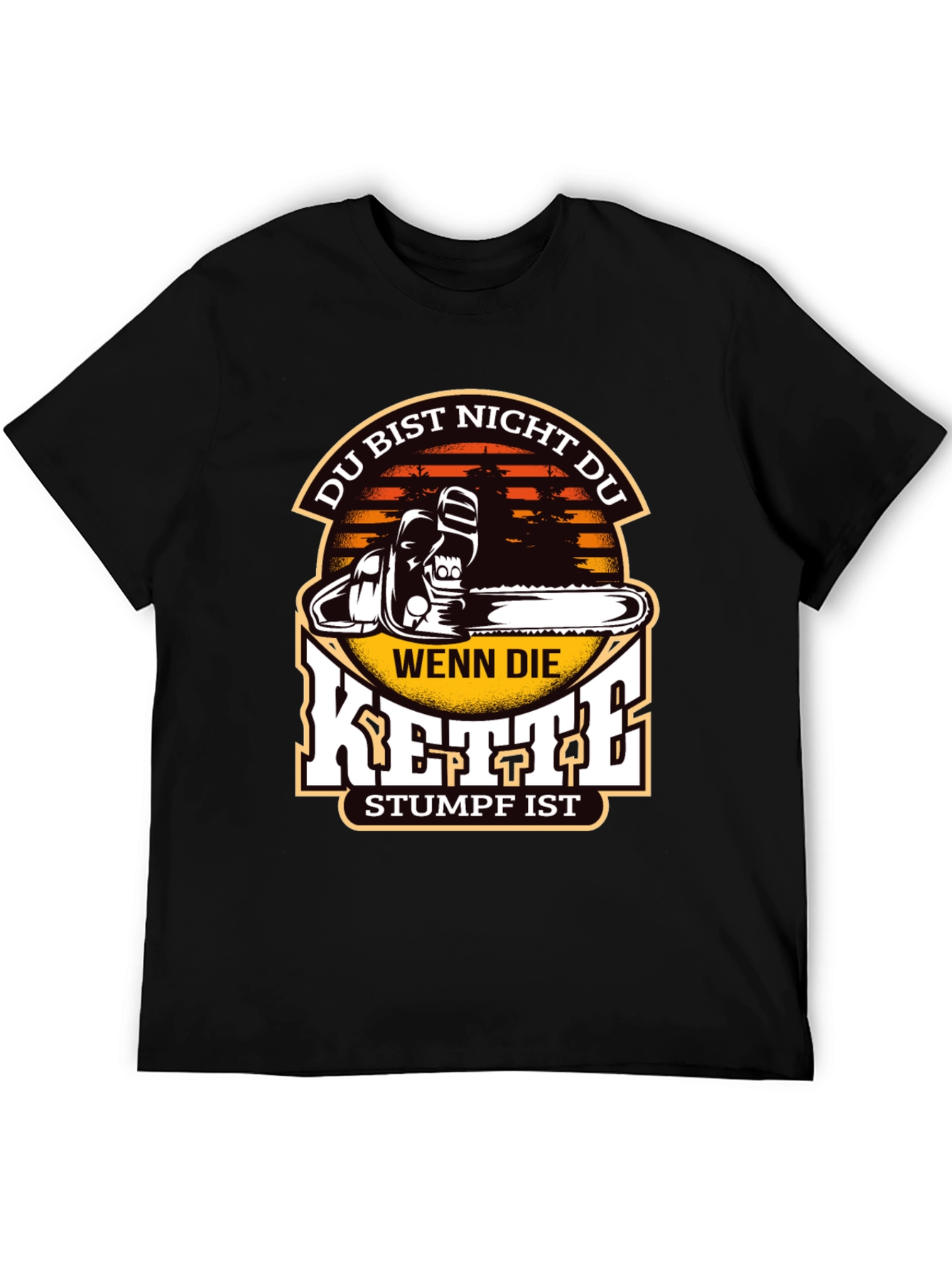 Funny Chainsaw Stumpf T-Shirt