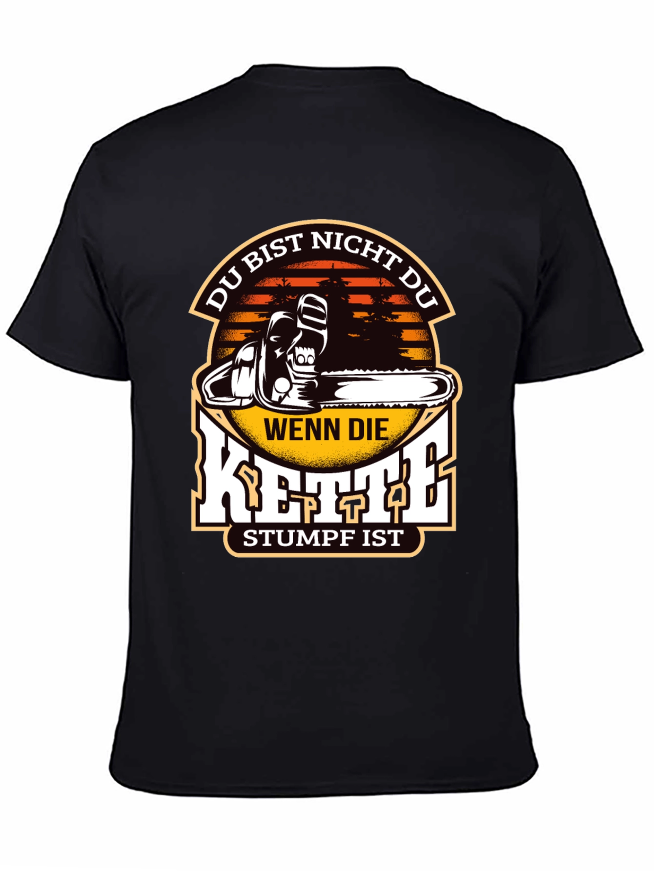 Funny Chainsaw Stumpf T-Shirt