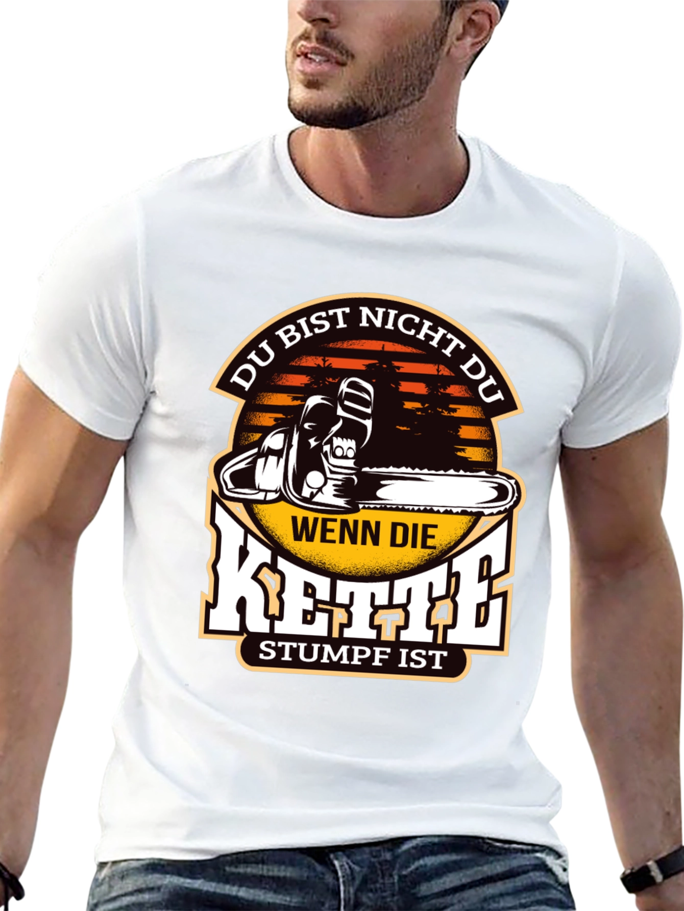 Funny Chainsaw Stumpf T-Shirt