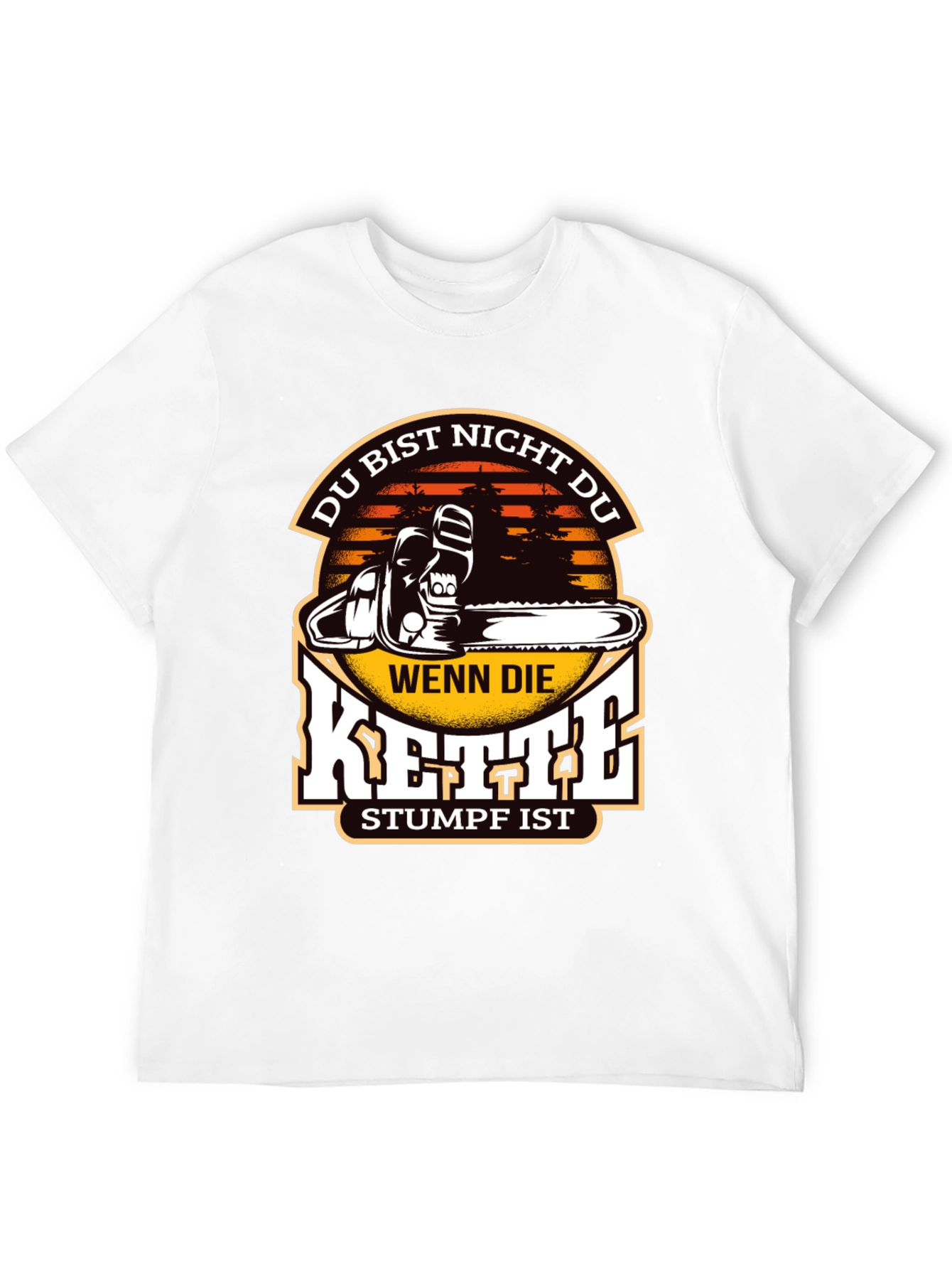 Funny Chainsaw Stumpf T-Shirt