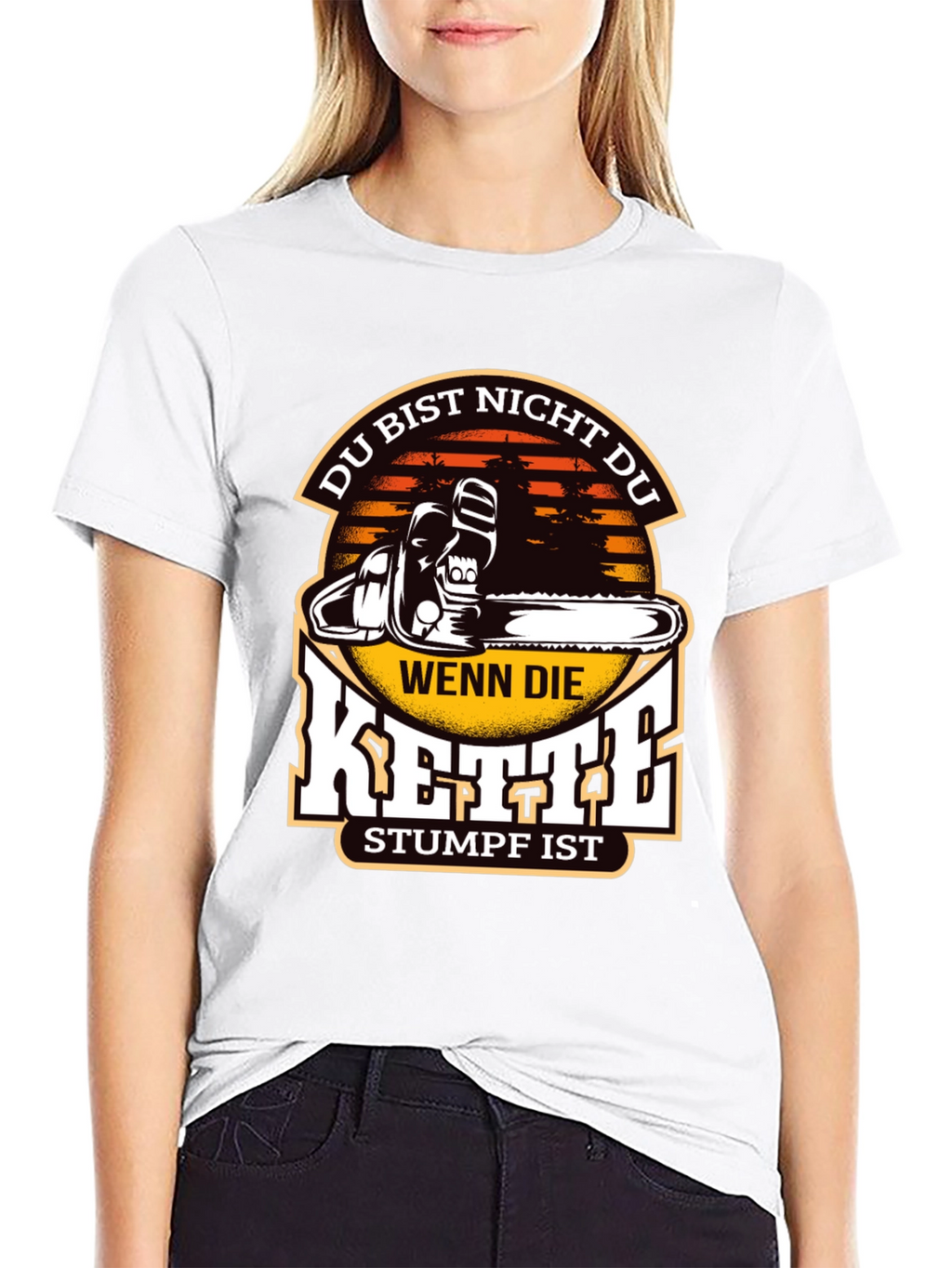 Funny Chainsaw Stumpf T-Shirt